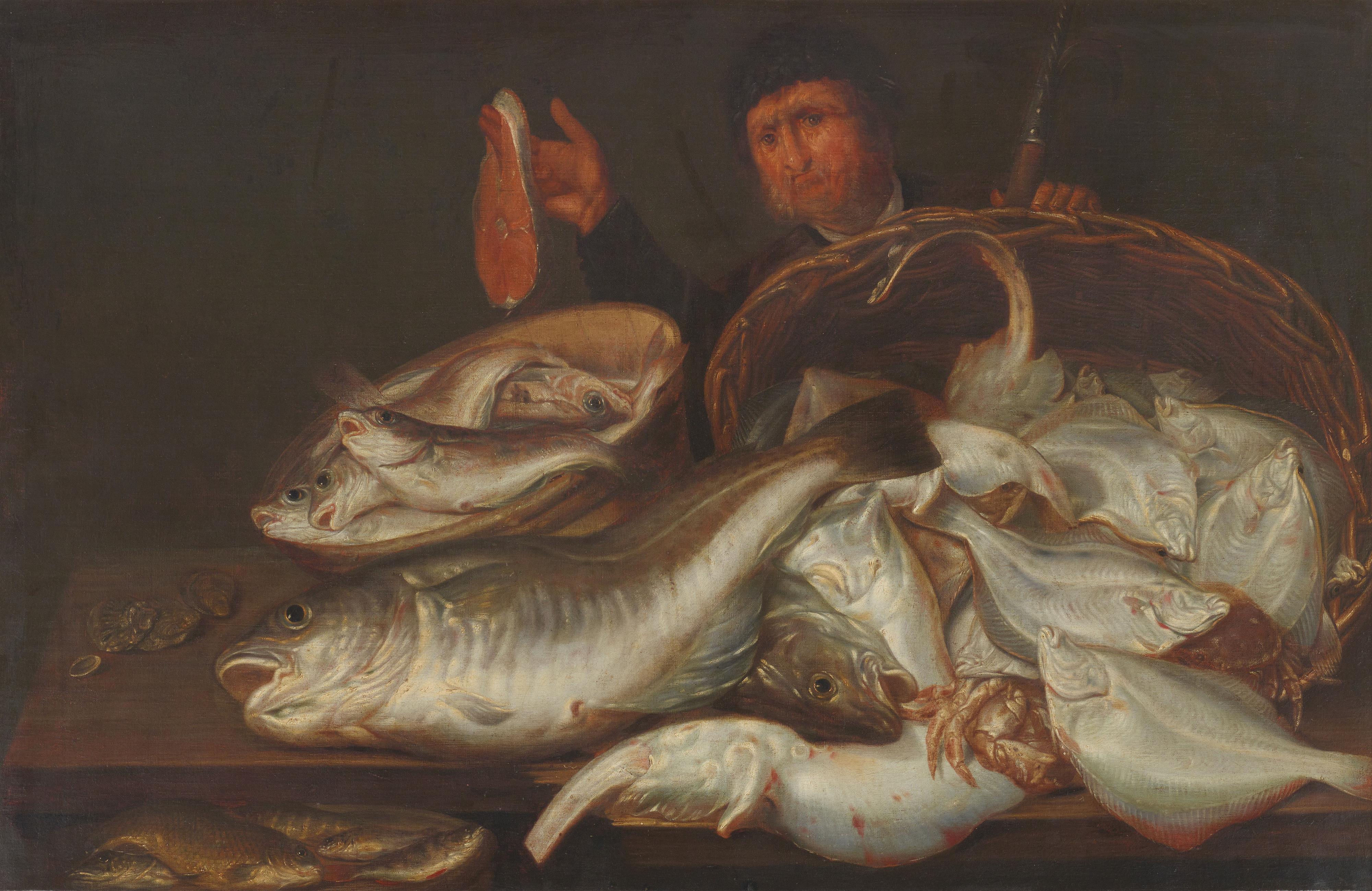 Pieter van Schaeyenborgh - Still Life with Saltwater Fish - image-1