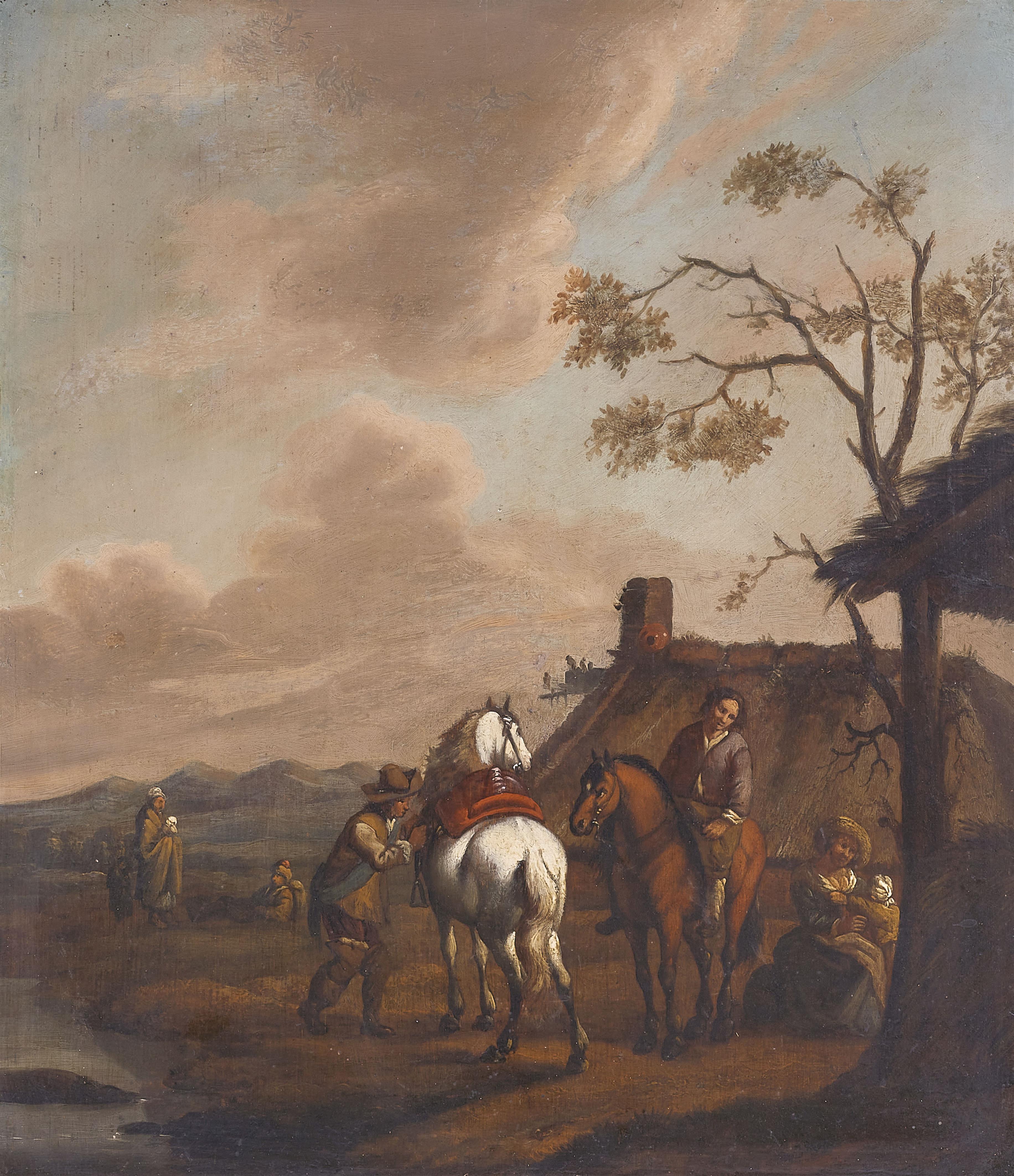 Pieter Wouwerman - Resting Horseman - image-2