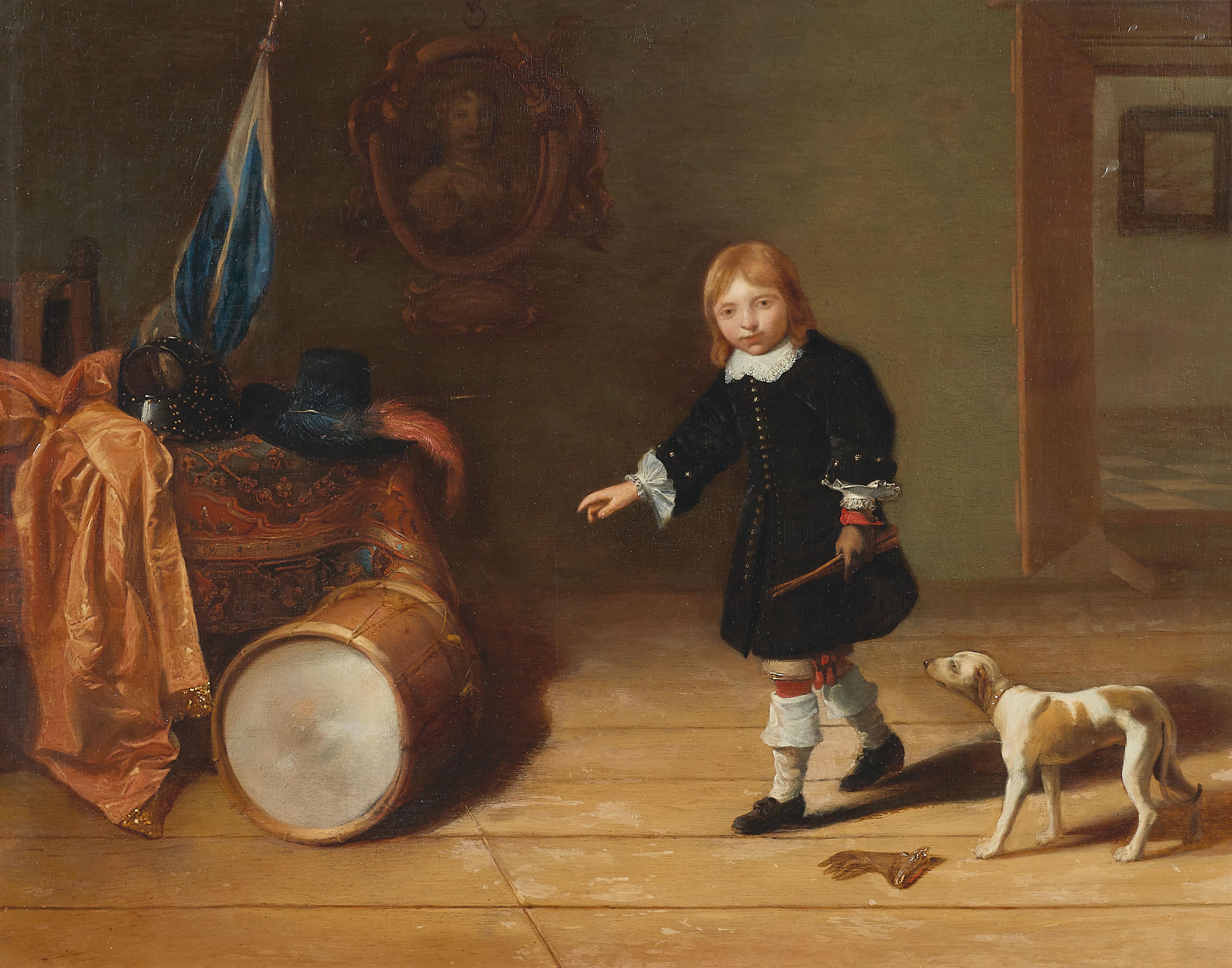 Jan Olis, attributed to - The Little Officer - image-1