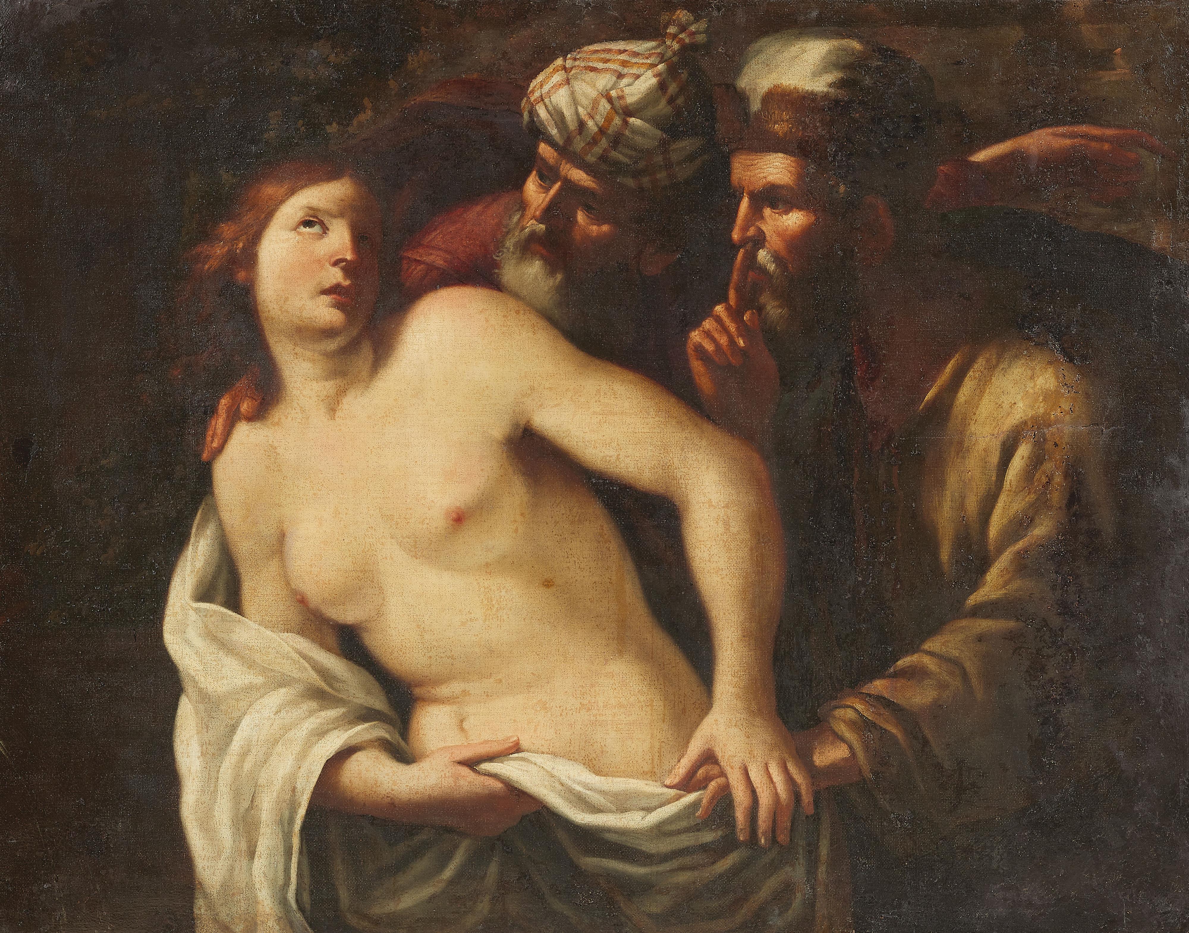 Neapolitanischer Meister des späten 17. Jahrhunderts - Susanna und die beiden Alten - image-1