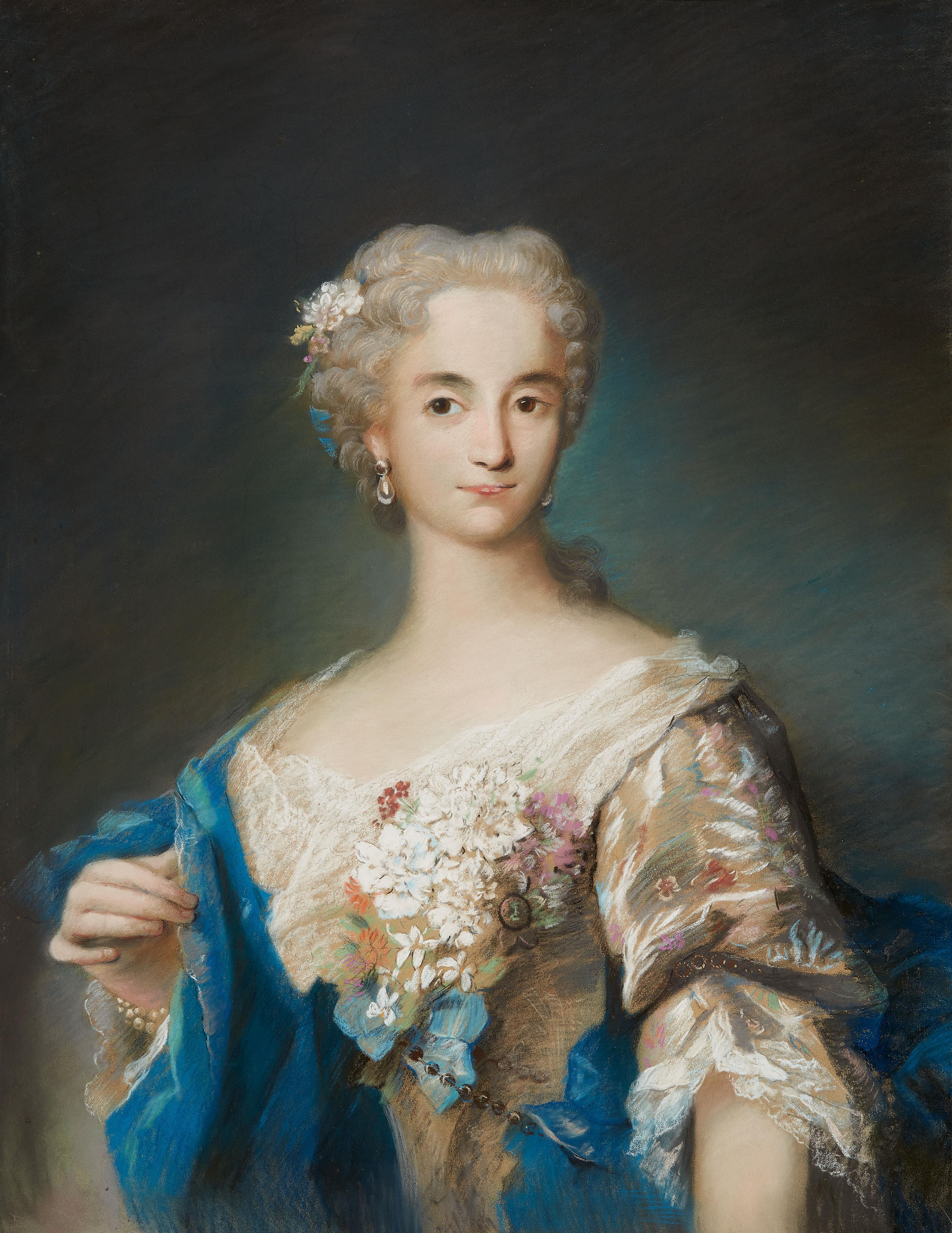 Französischer Meister um 1780 - Bildnis einer Dame - image-1