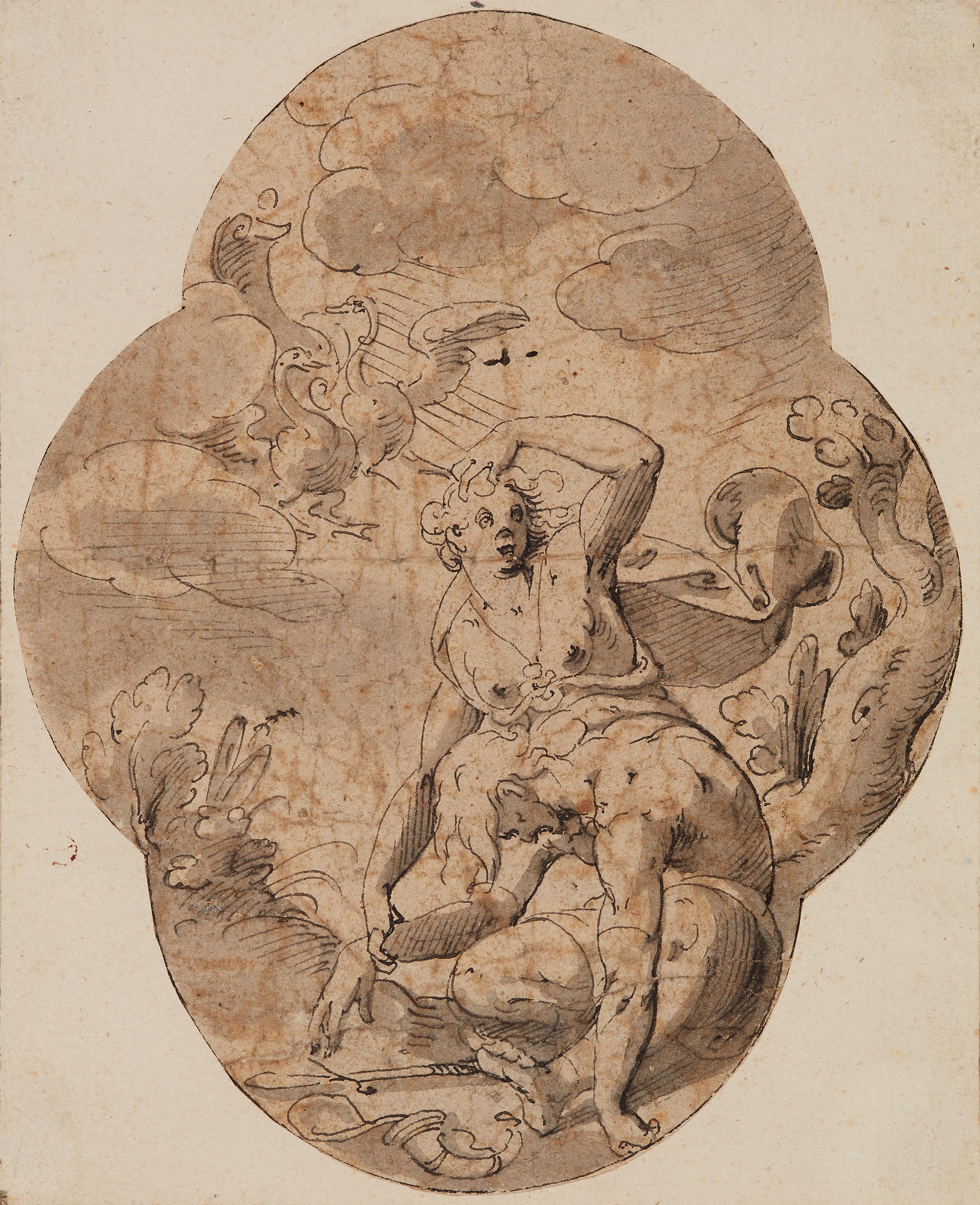 Peter de Witte d. Ä. (Peter Candid), zugeschrieben - Studie für eine mythologische Szene (Venus trauert um Adonis?) - image-1
