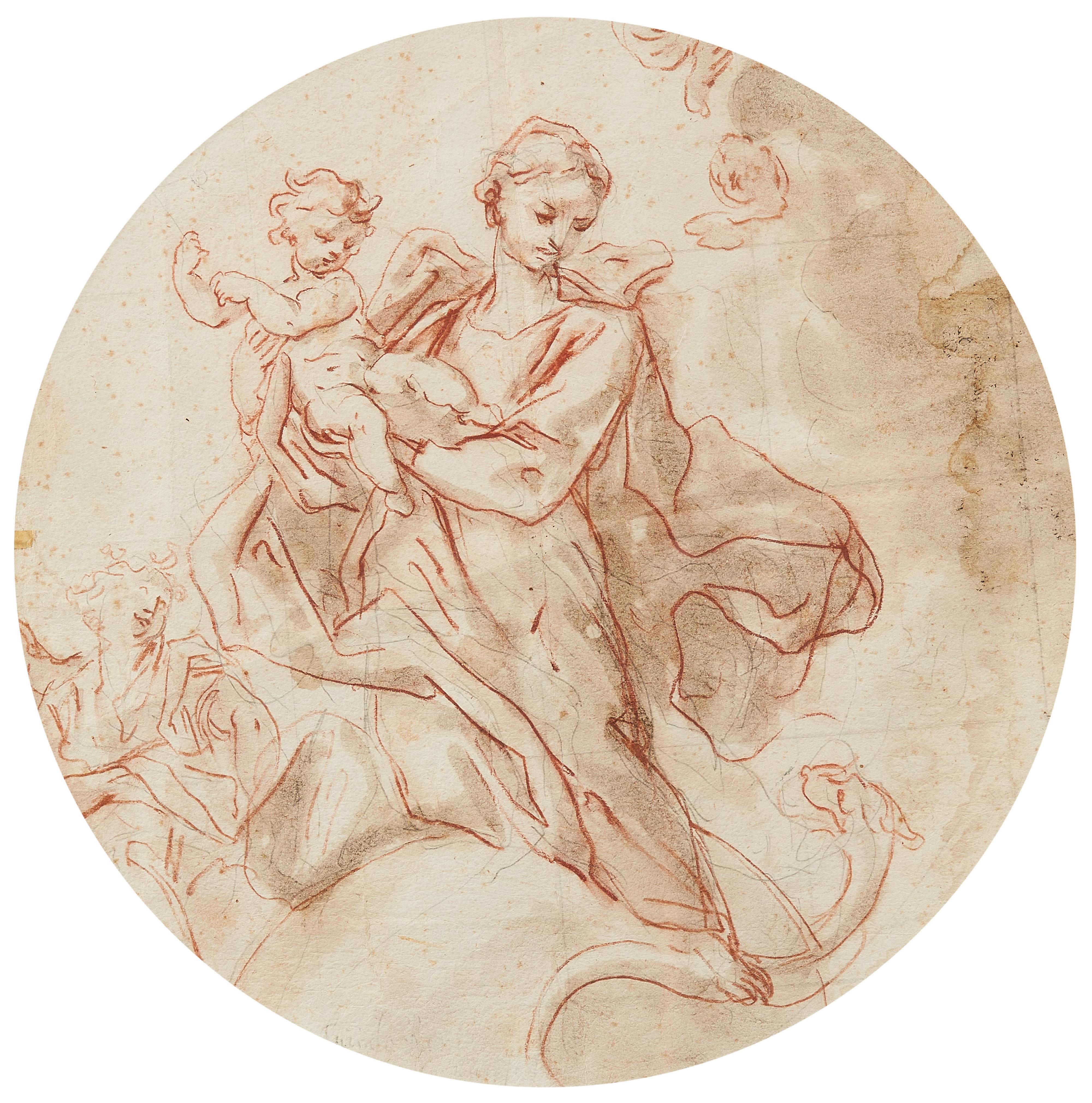 Franz Ignaz Günther, circle of - Sketch for a depiction of Maria Immaculata - image-1