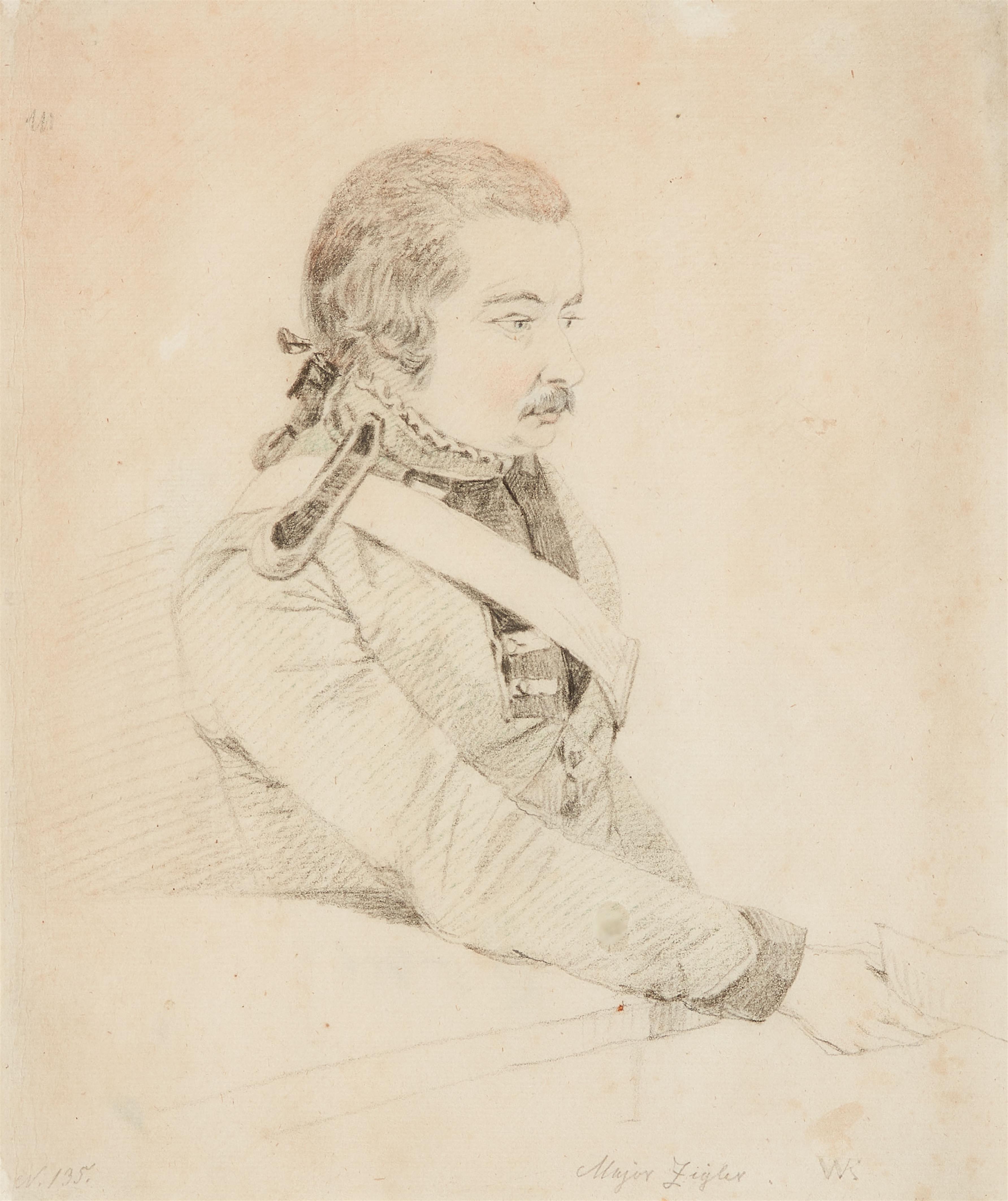 Wilhelm Alexander von Kobell - Portrait of Major Ziegler - image-1