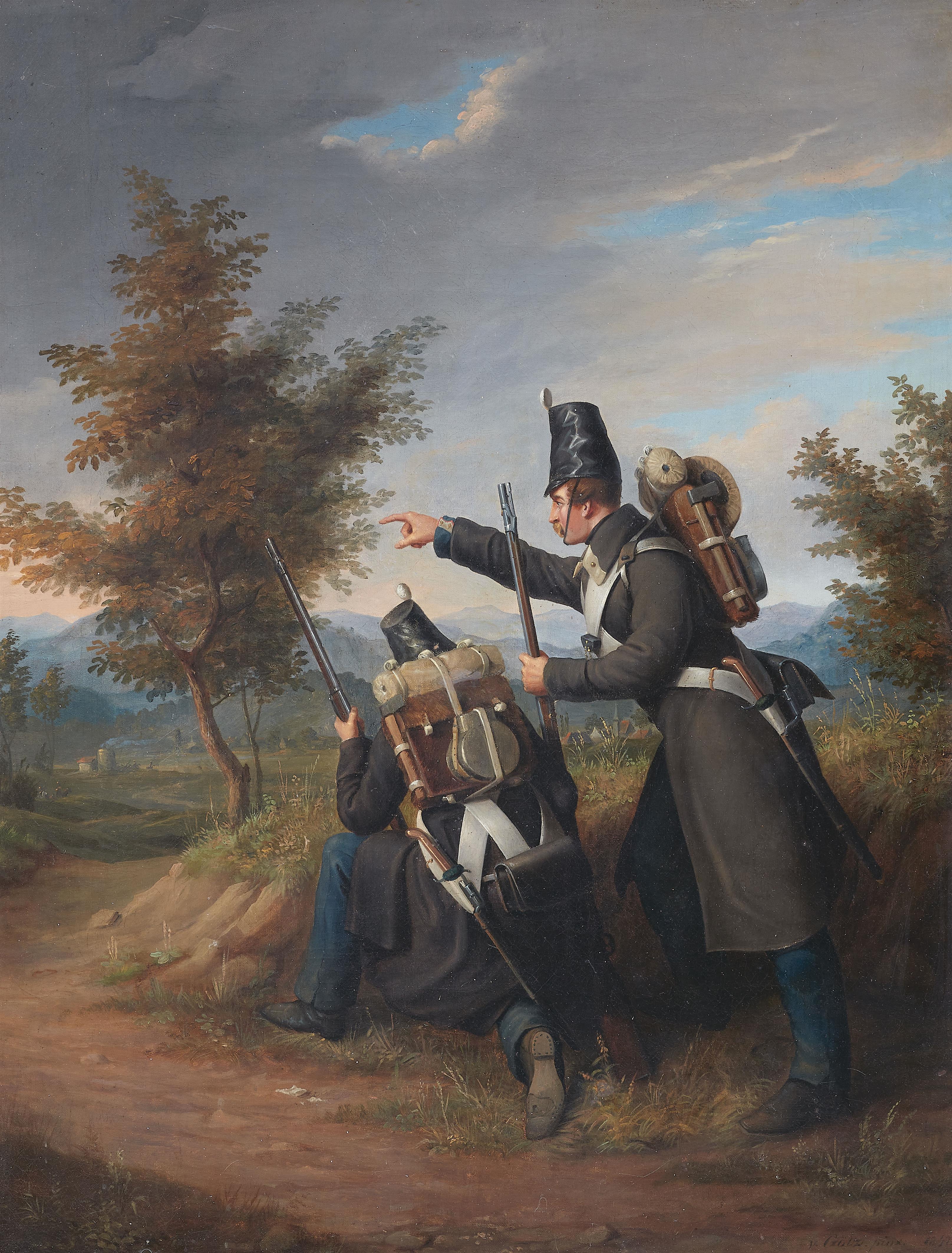 Carl Theodor von Götz - Two Soldiers in the Field - image-1