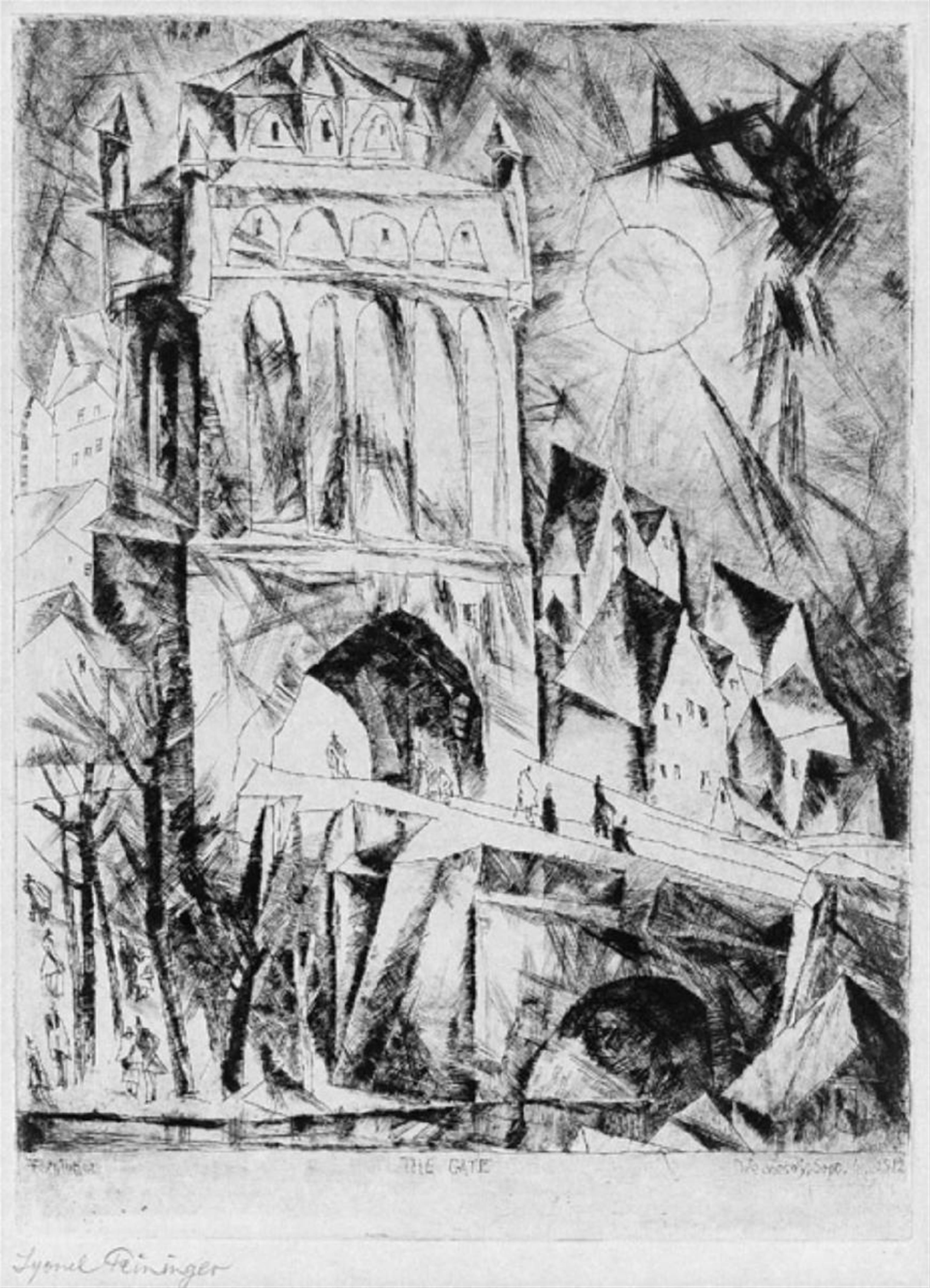 Lyonel Feininger - The Gate (Das Tor) - image-1