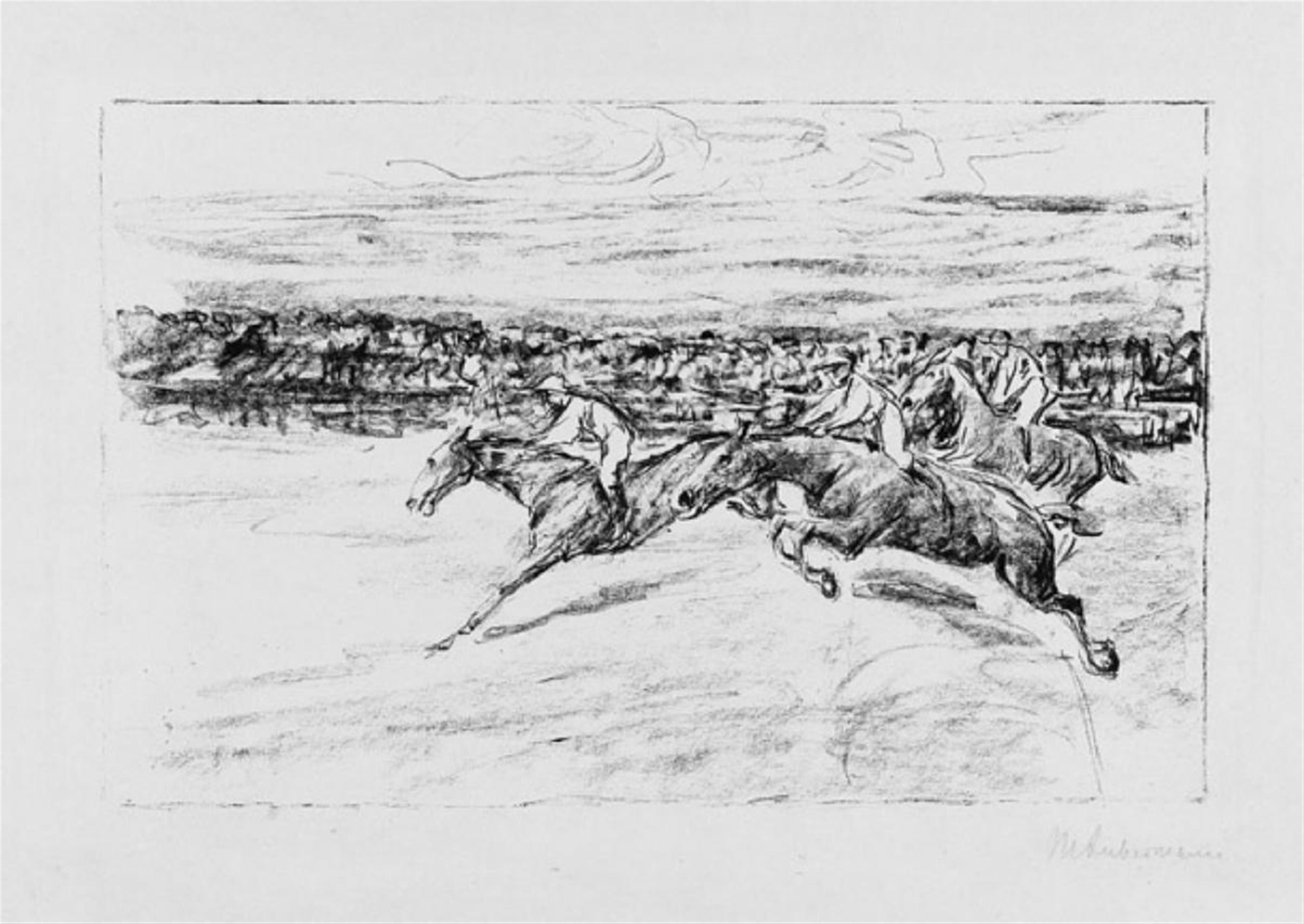 Max Liebermann - Pferderennen - image-1