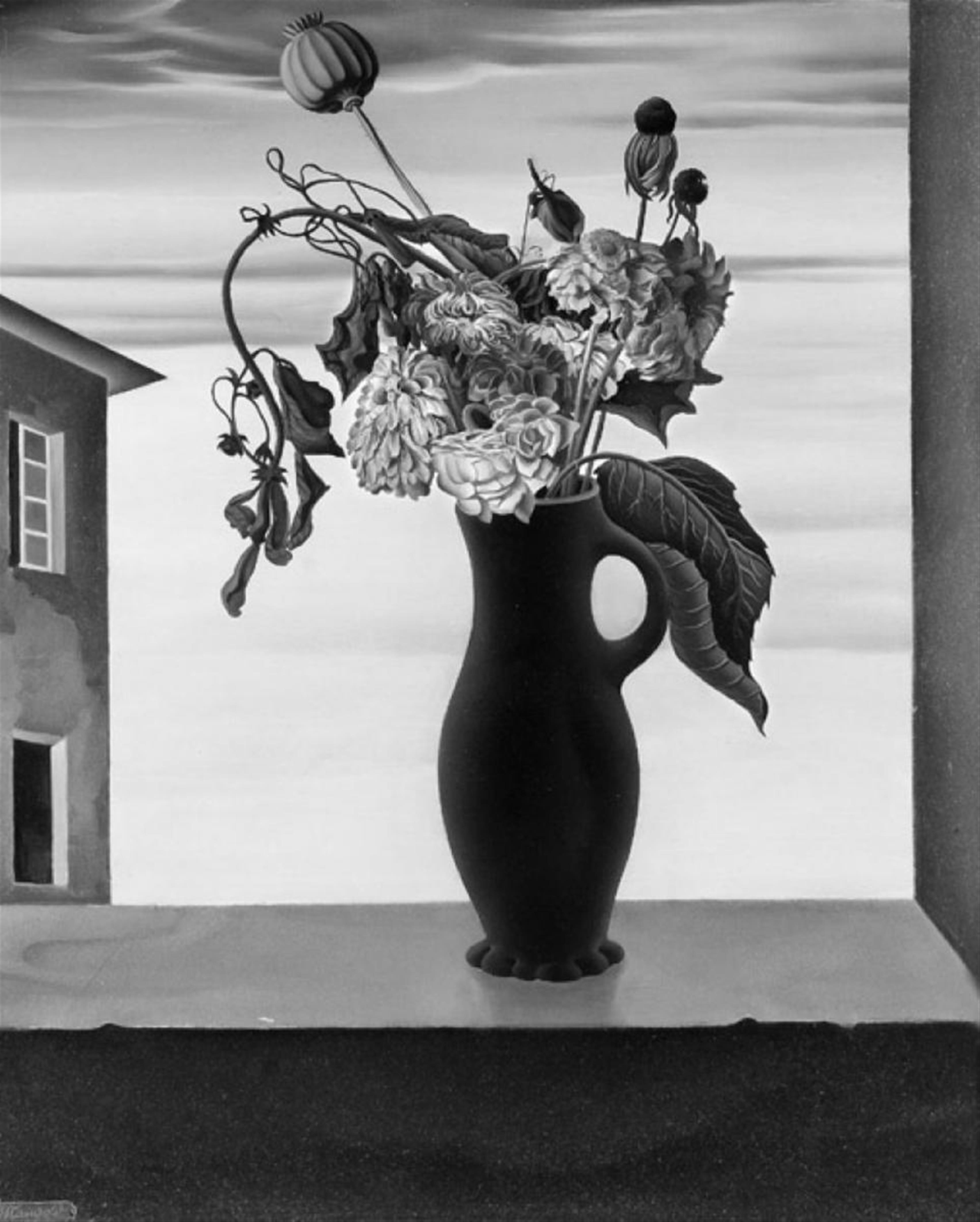 Josef Mangold - Stilleben (Tote Blumen) - image-1