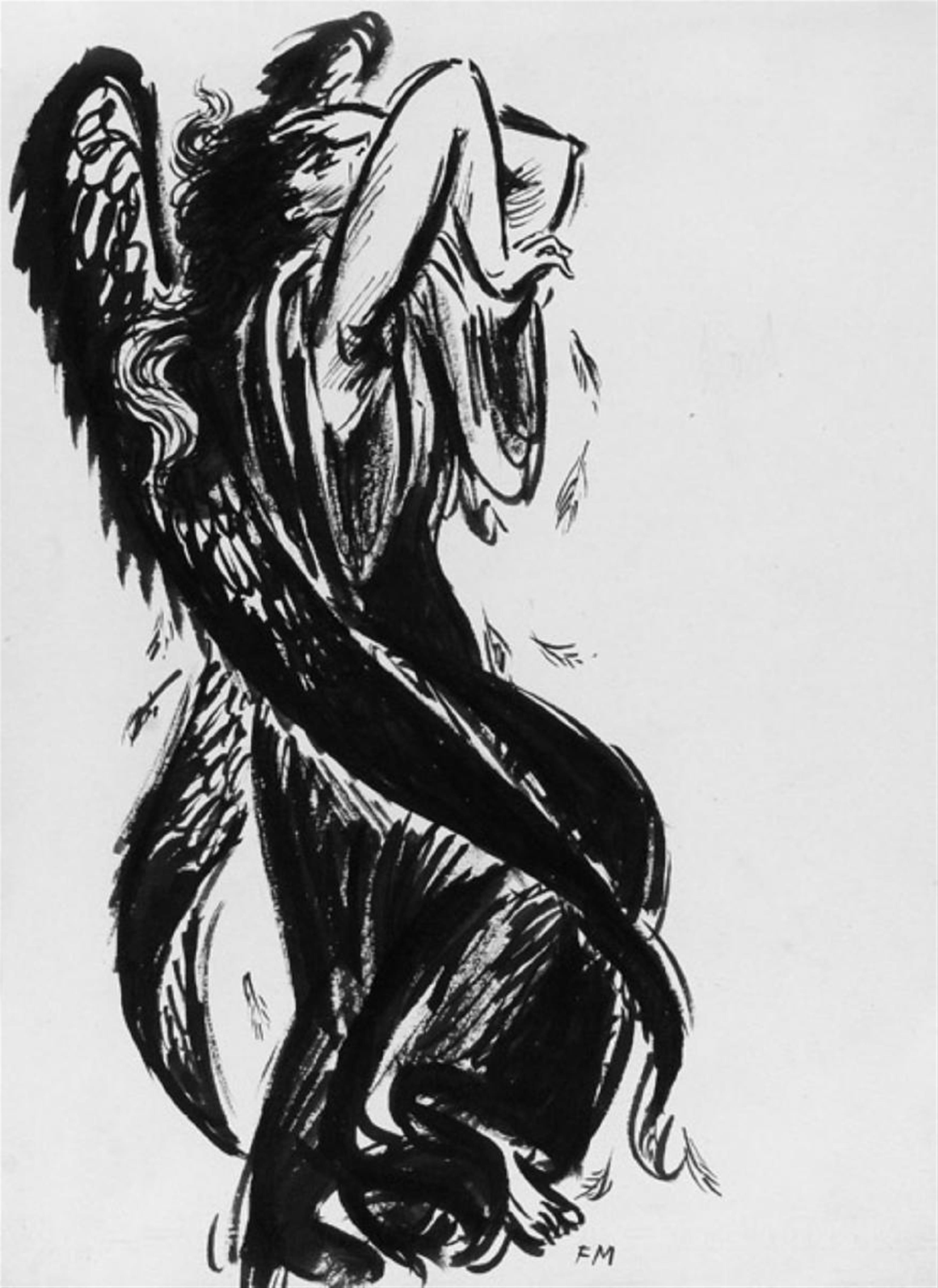 Frans Masereel - Ange de désespoir - image-1