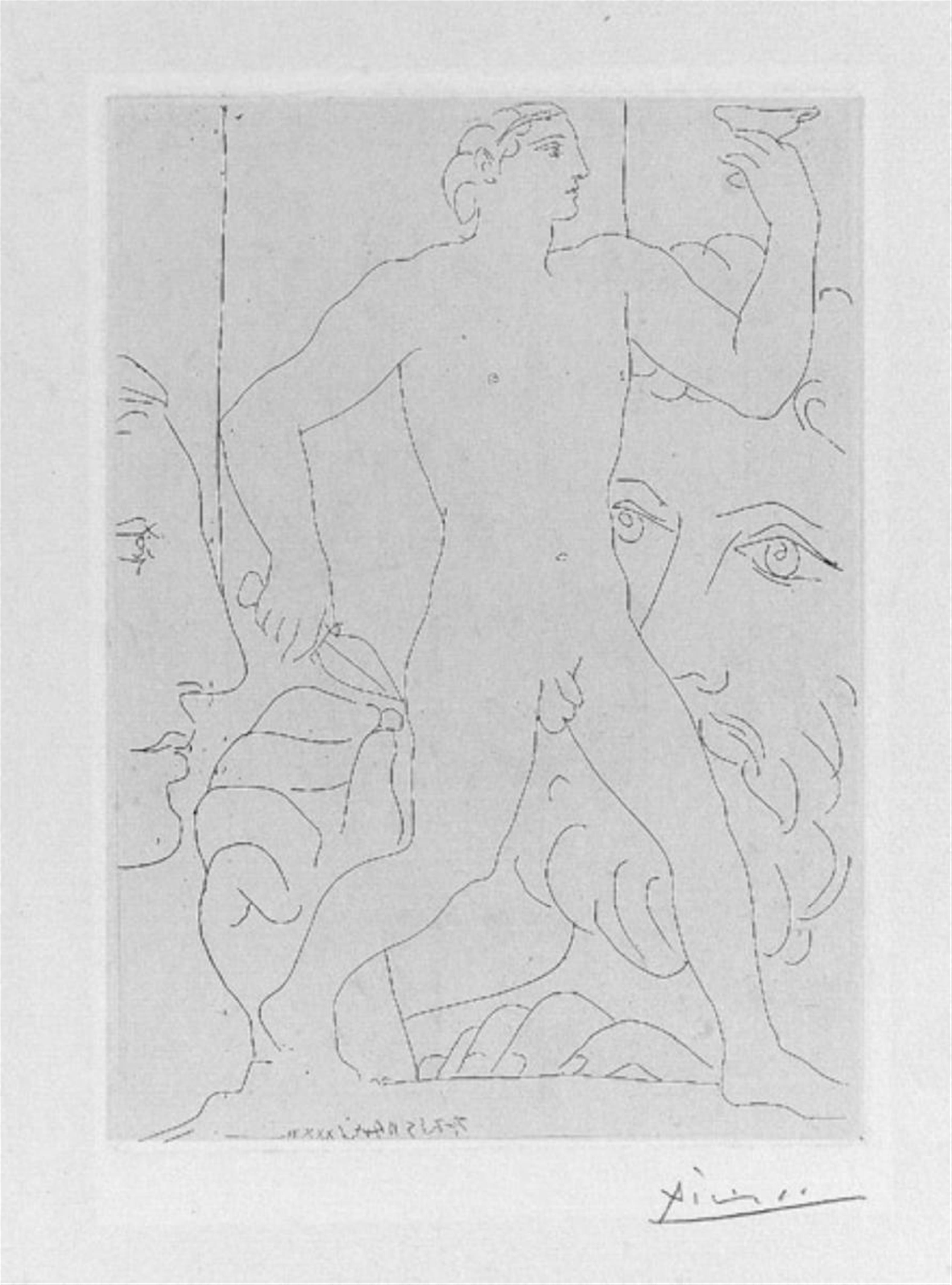 Pablo Picasso - Marie-Thérèse, Sculpteur au Travail et Sculpture et Sculpture représentant un Athlète Grec - image-1