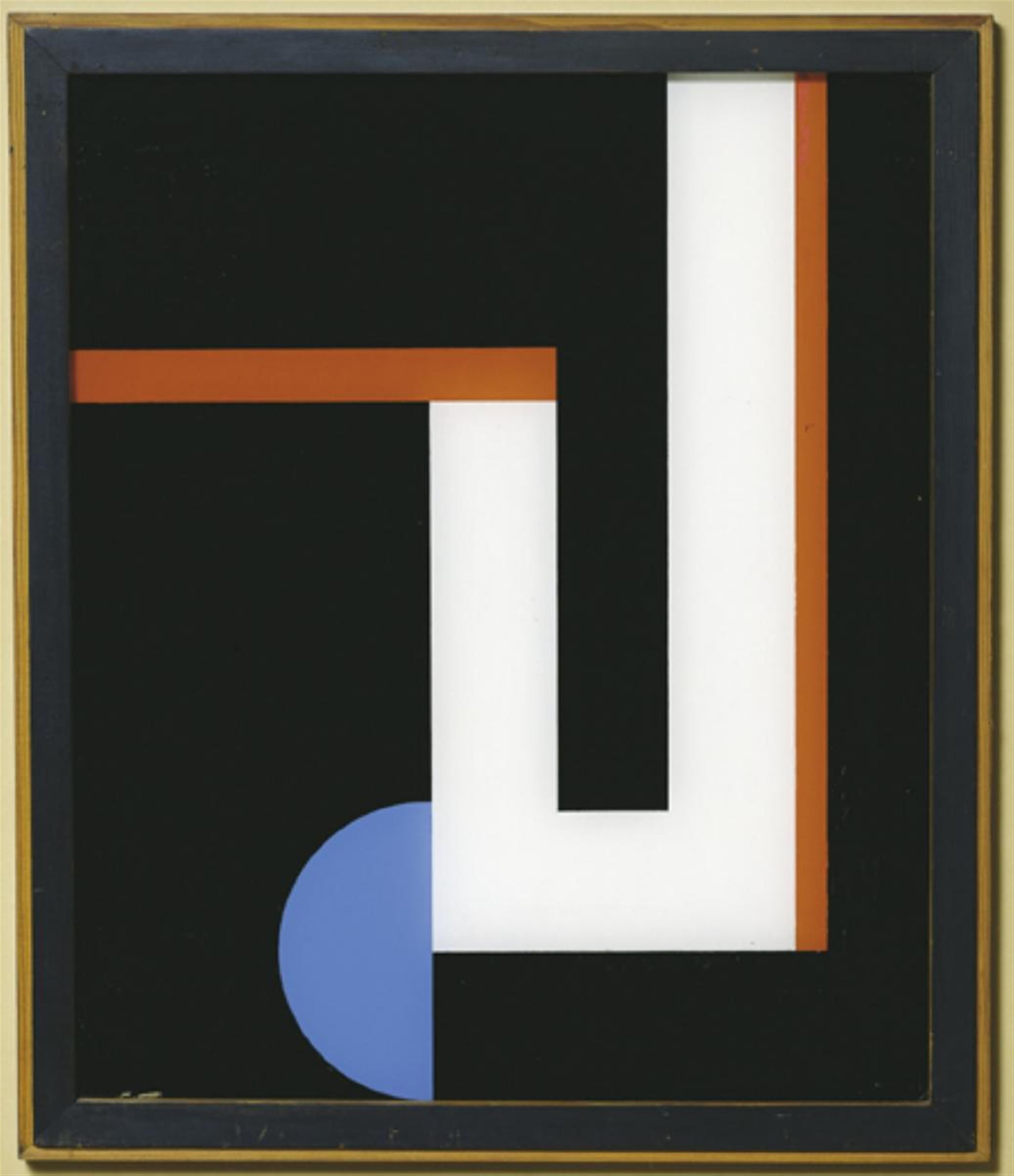 Walter Dexel - Glasbild 1928 II oder Blaue Scheibe - image-1