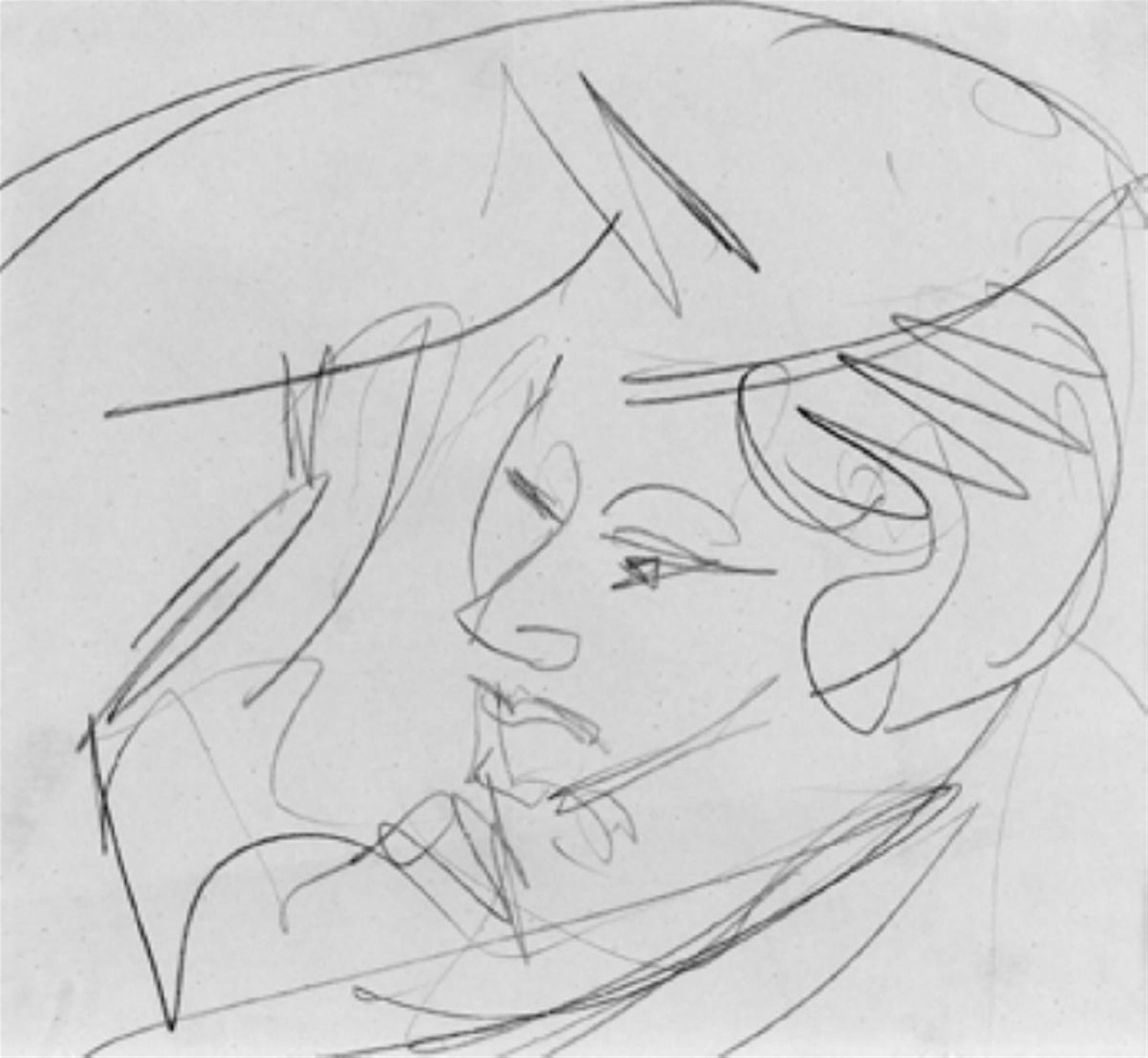 Ernst Ludwig Kirchner - Schirmaufspannende - image-1