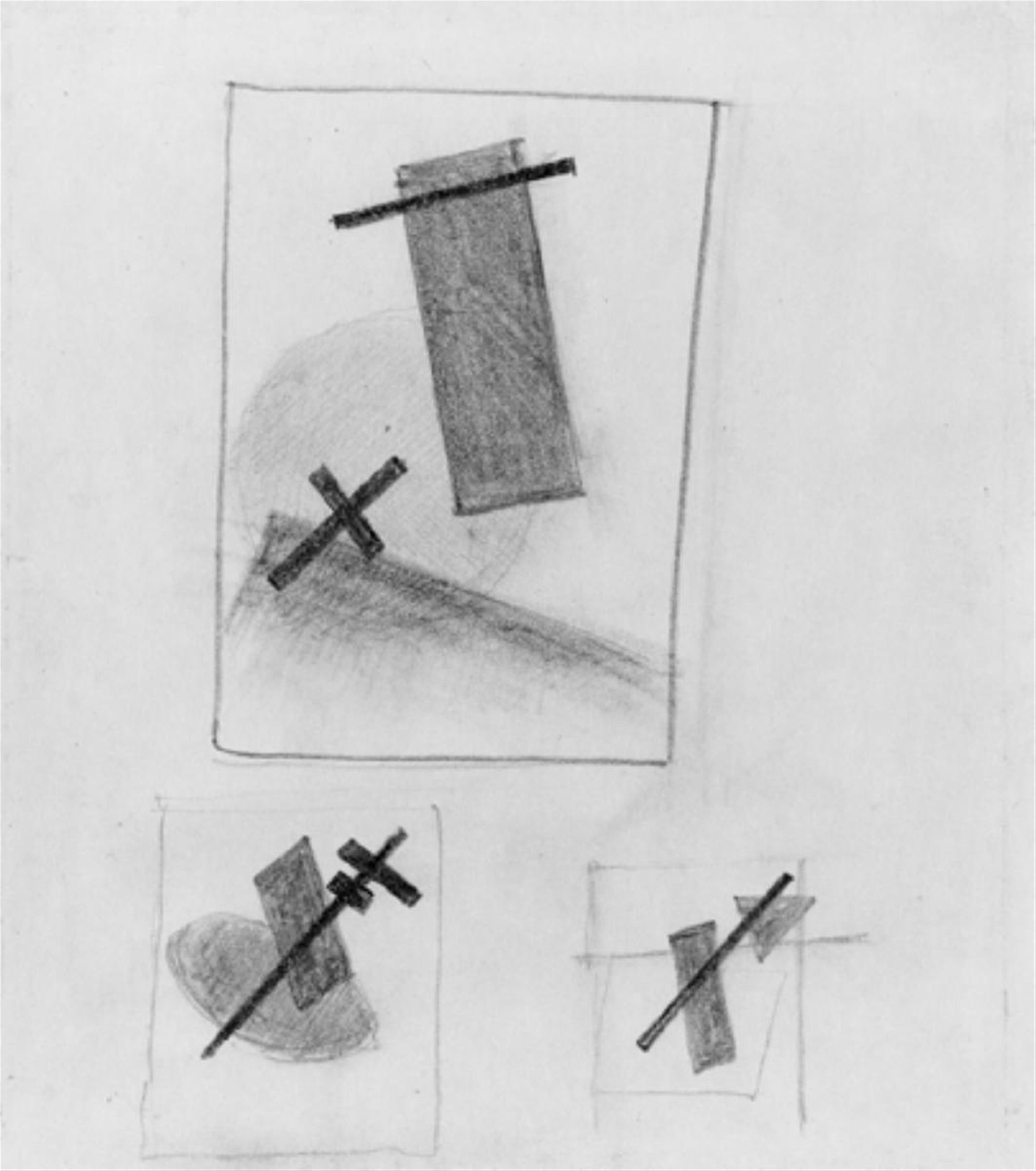 Kasimir Sewerinowitsch Malewitsch - Suprematistische Komposition (Compositions complexes avec éléments cruciformes) - image-1