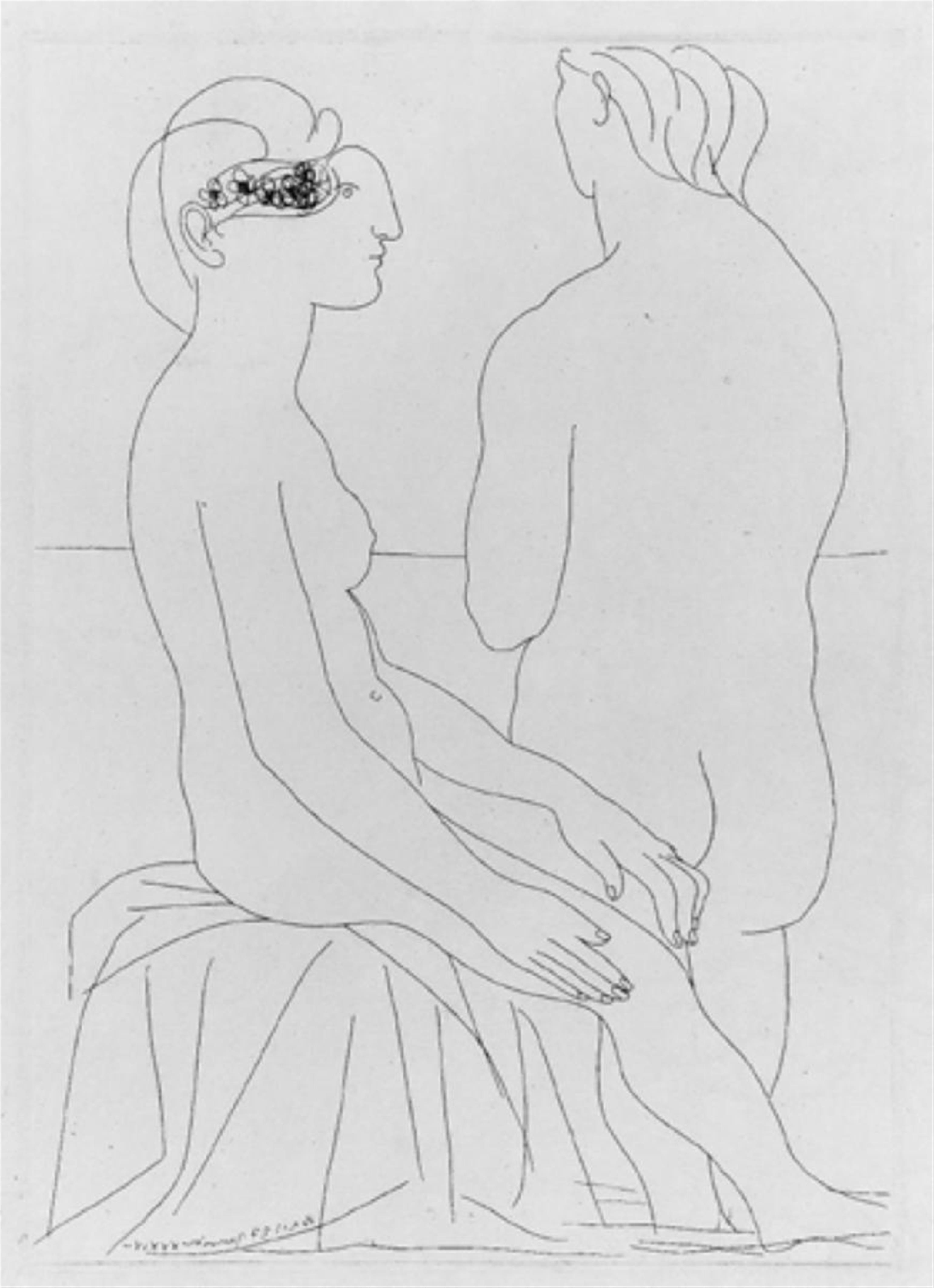 Pablo Picasso - FEMMES AU BAIN - image-2