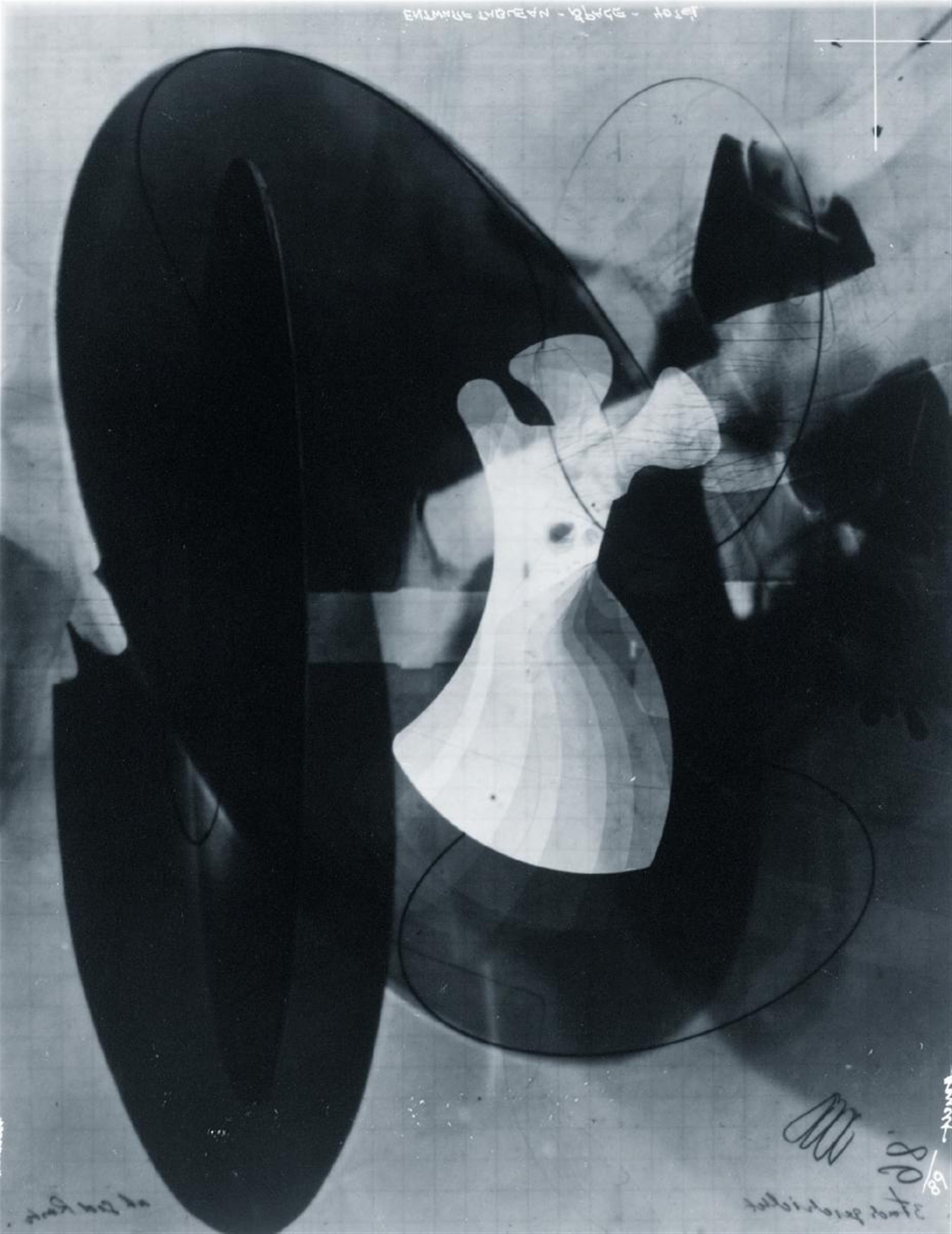Dieter Appelt - Photogramm (Entwurf zum Space Tableau für die Biennale in Venedig 1990) - image-1