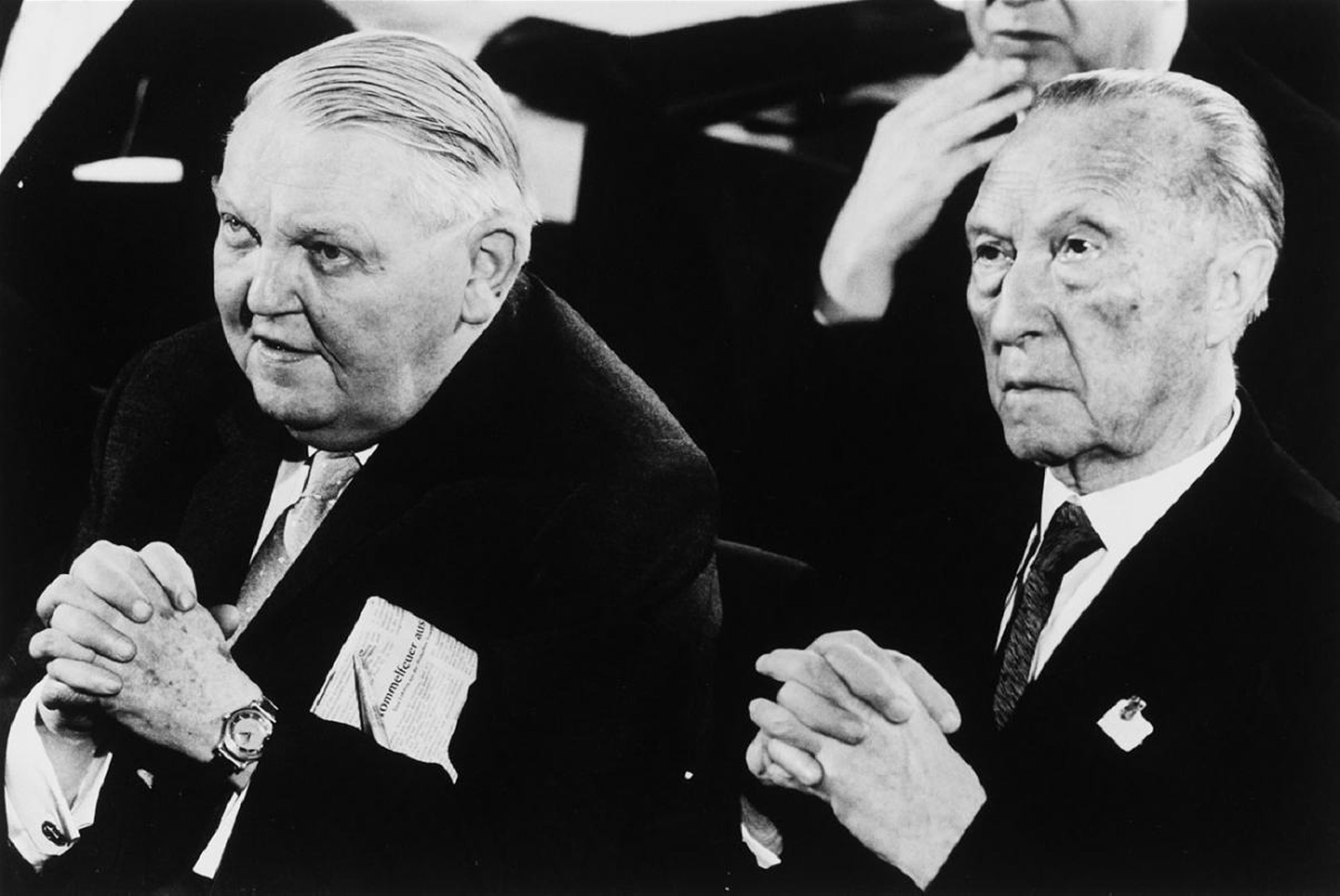 Stefan Moses - Ludwig Erhard und Konrad Adenauer - image-1