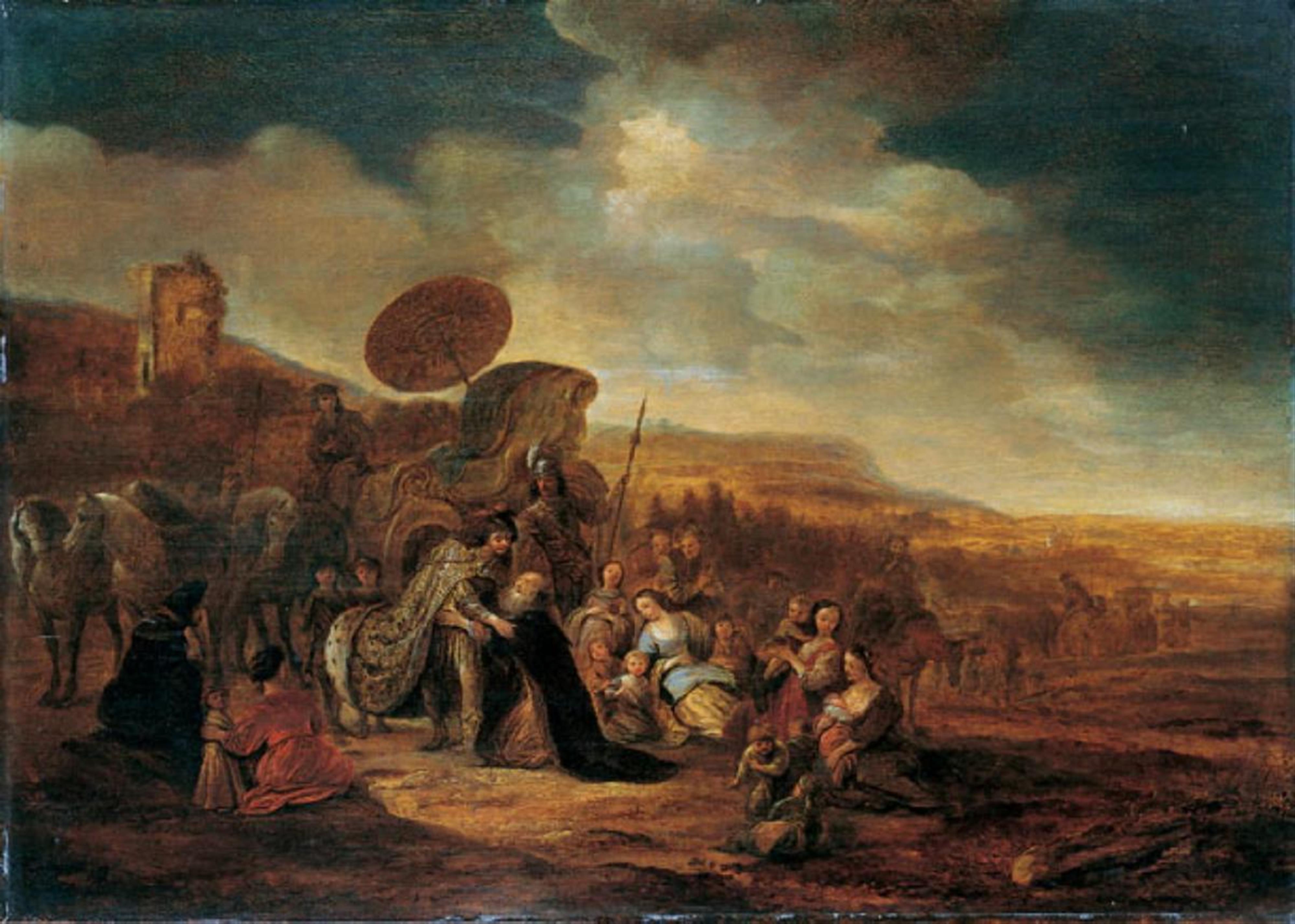JOSEPH, UNTERKÖNIG VON ÄGYPTEN, EMPFÄNGT SEINEN VATER UND SEINE BRÜDER - image-1