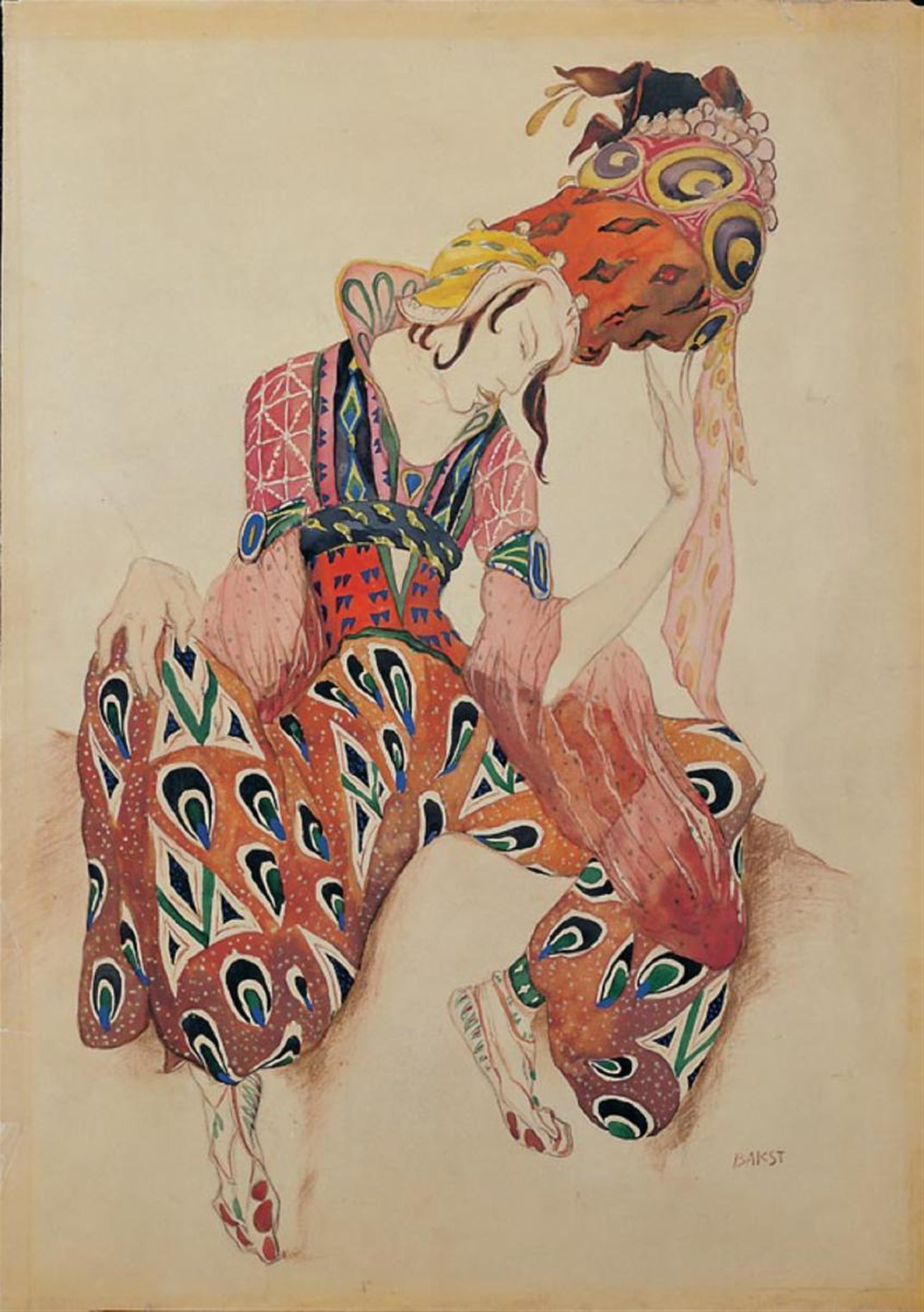 Léon (Lew Samoilowitsch bzw. Leib-Chaim Israilewitsch Rosenberg) Bakst - Orientalischer Tänzer - image-1