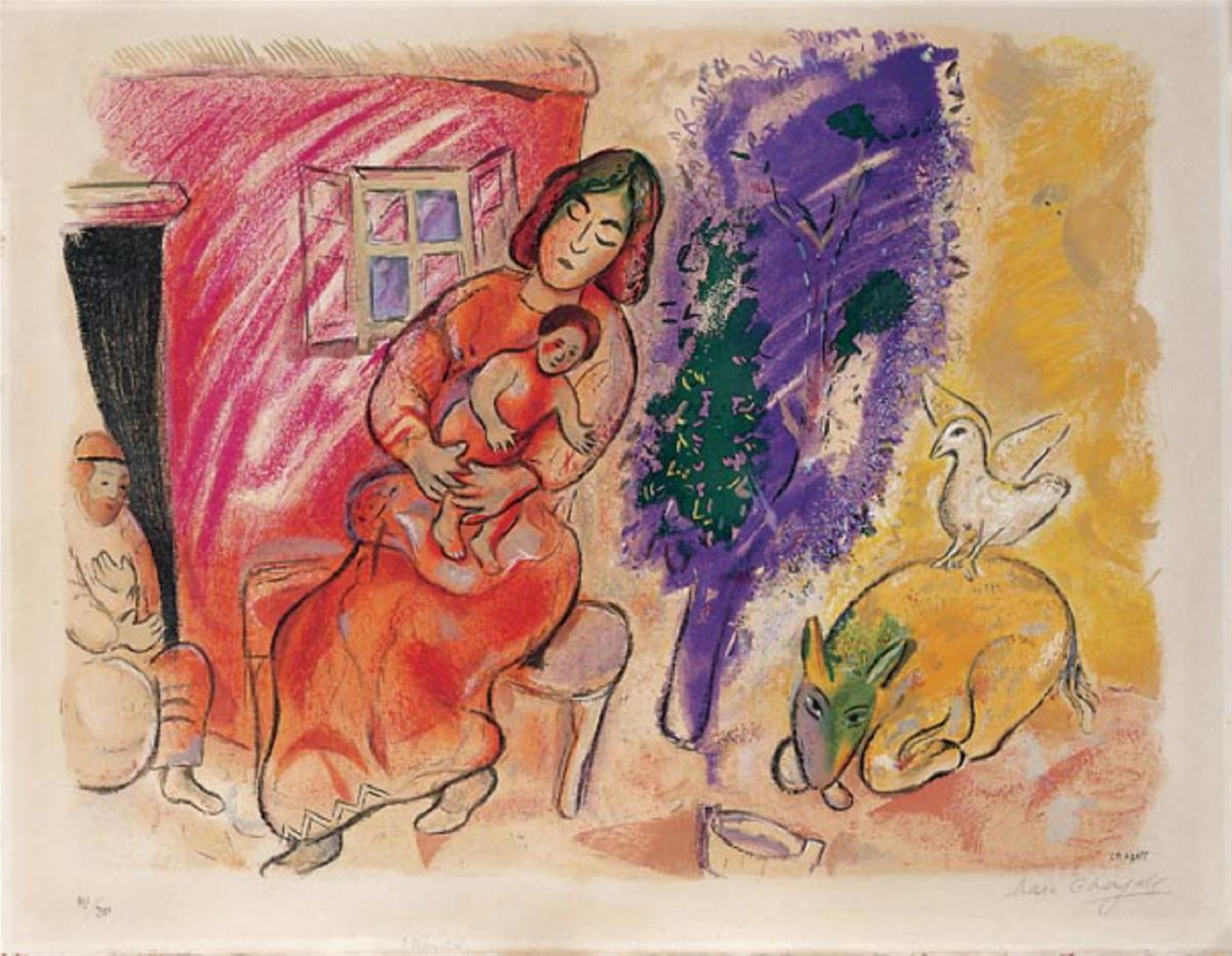 Nach Marc Chagall - Maternité - image-1