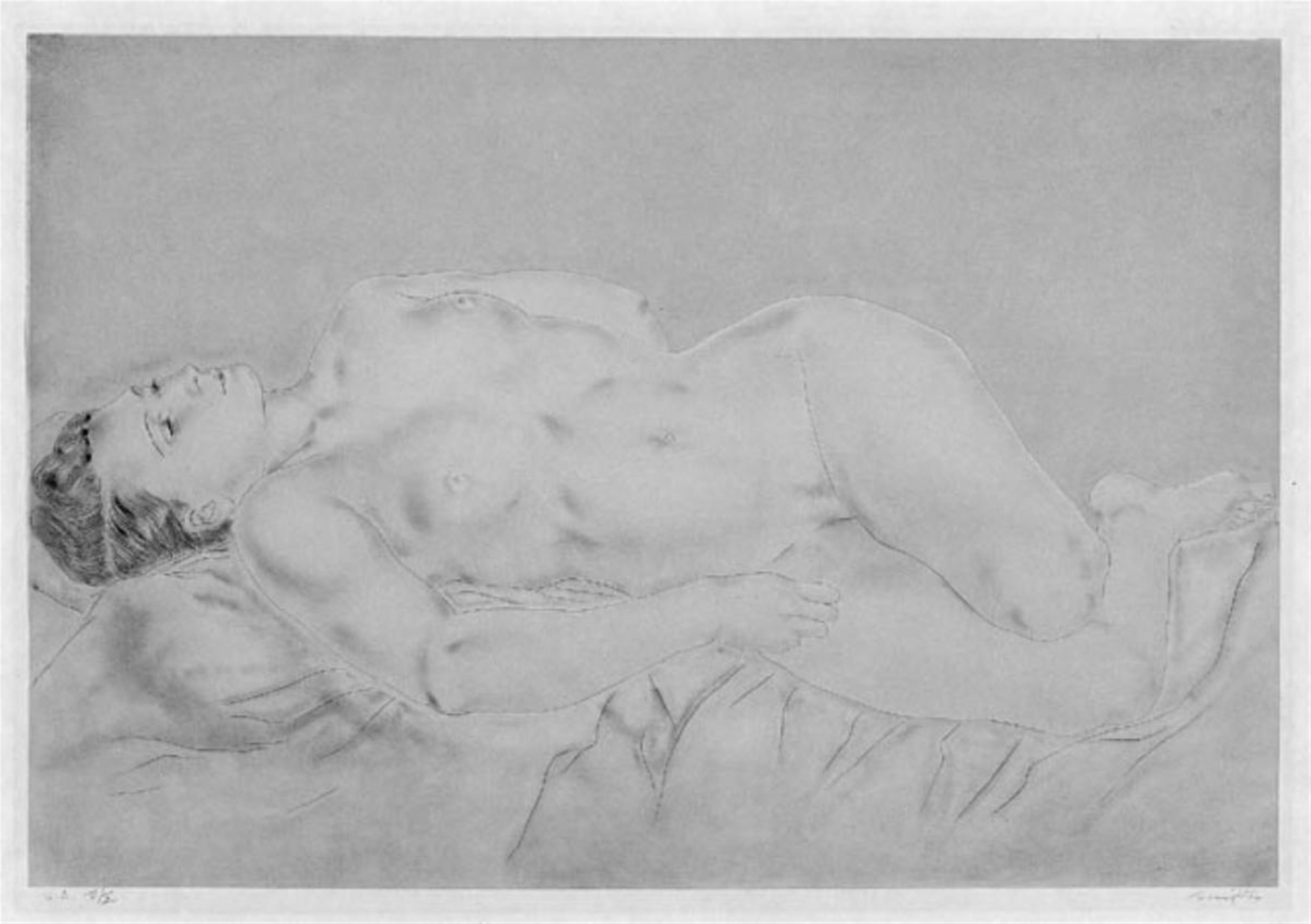 Léonard Tsuguharu Foujita - Femme nue - image-1
