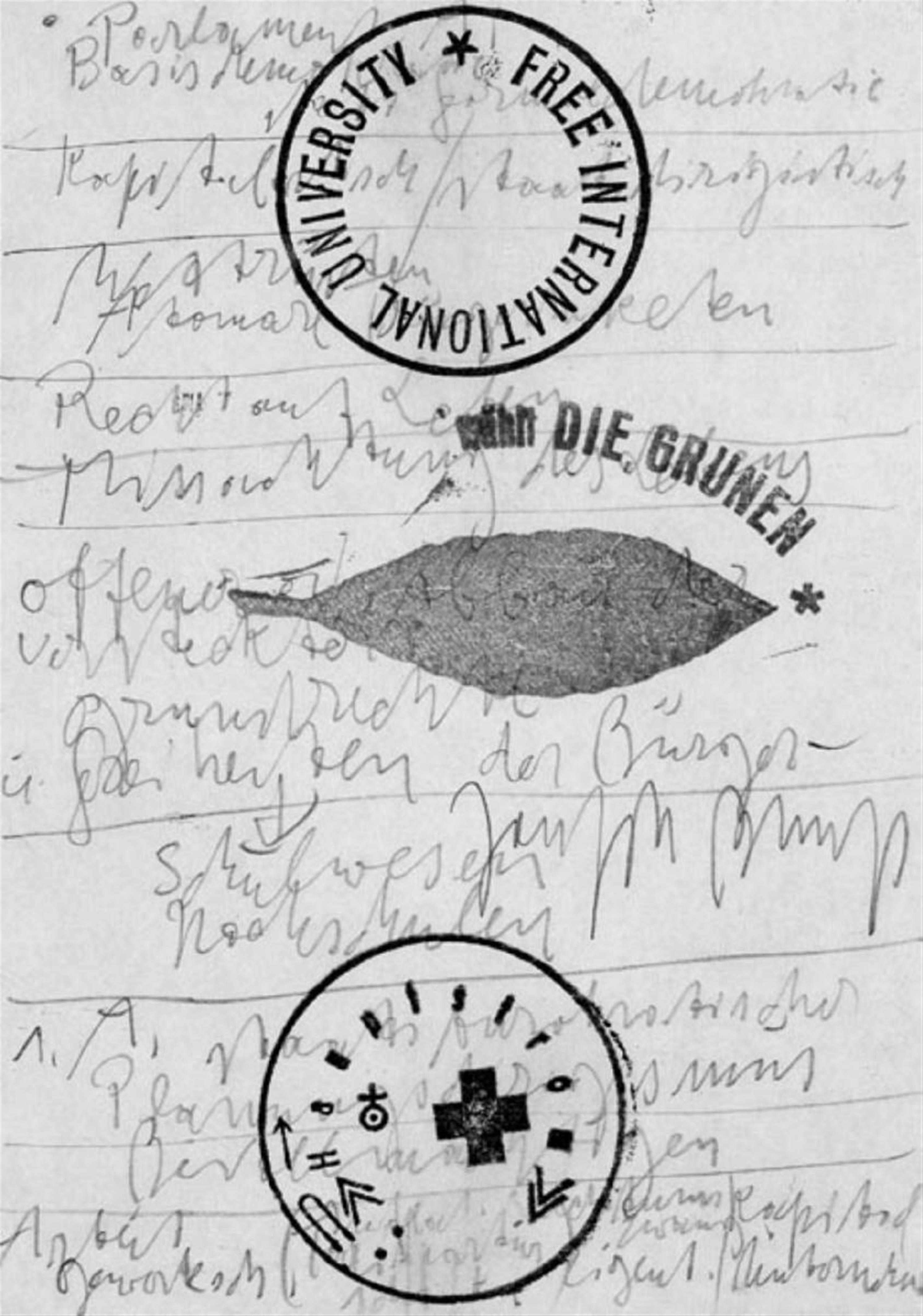 Joseph Beuys - Ohne Titel (Grundrechte und Freiheiten der Bürger) - image-1