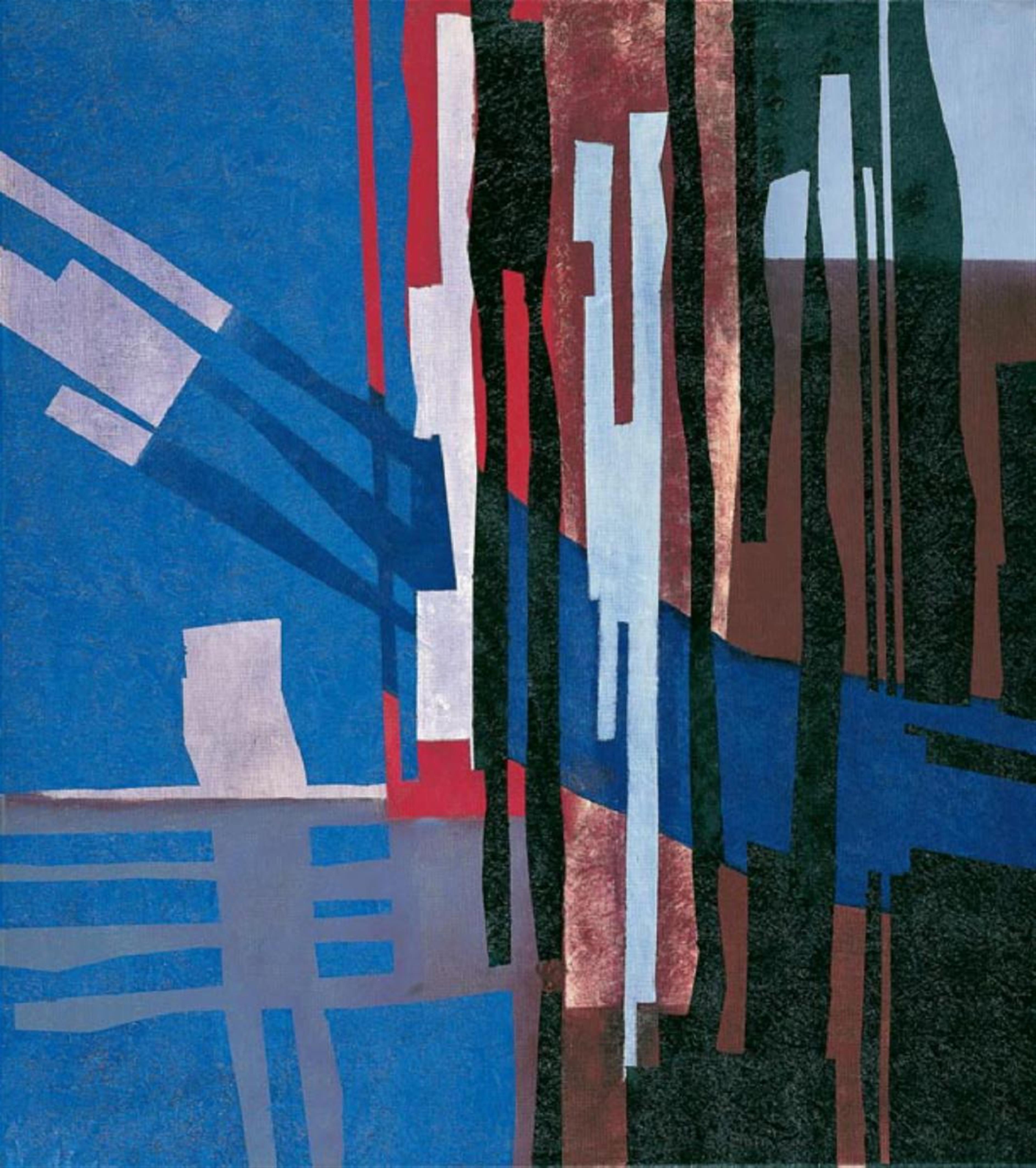 Fritz Winter - Konstruktion Blau-Rot - image-1