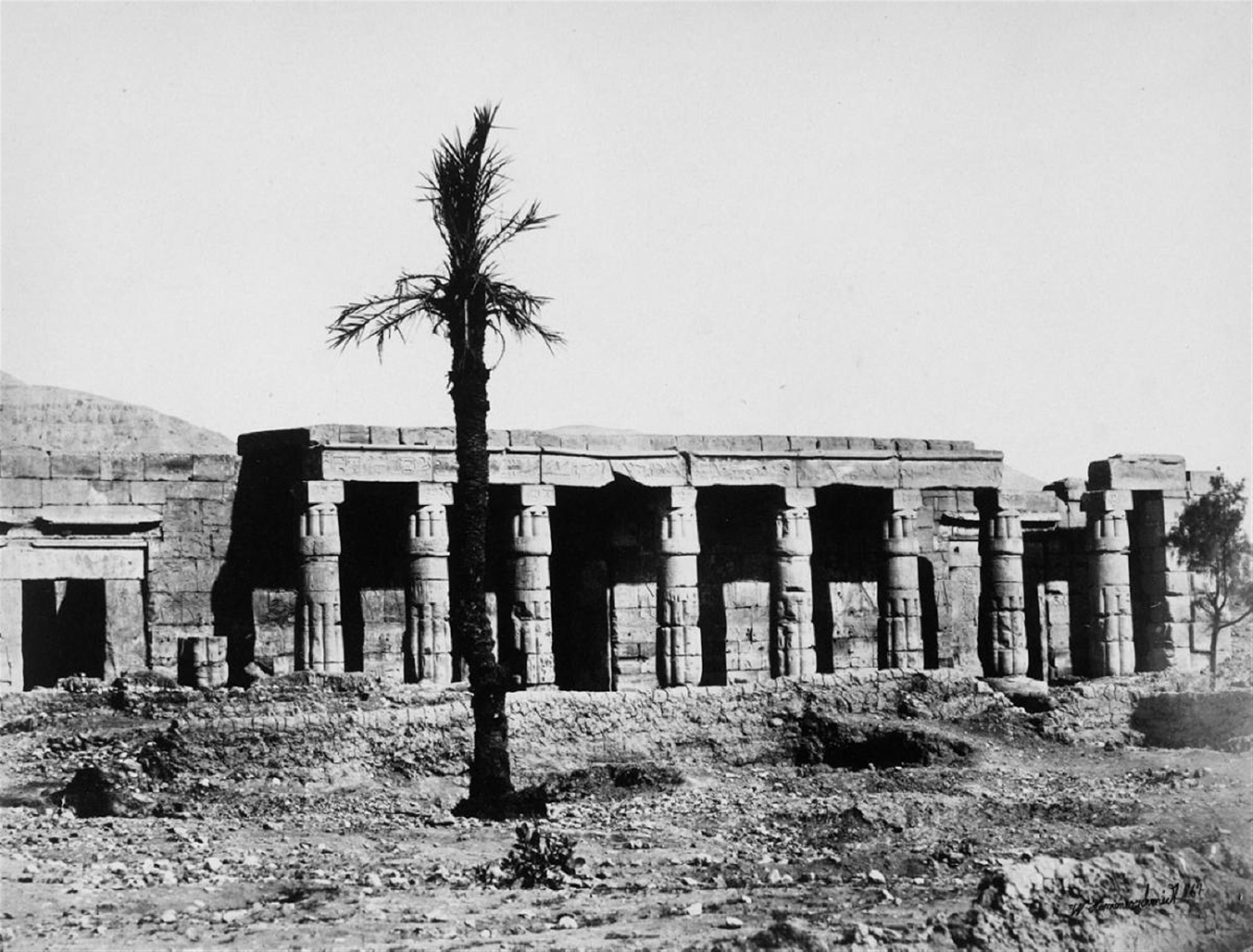 Wilhelm Hammerschmidt - Temple de Kournah à Thébés - image-1