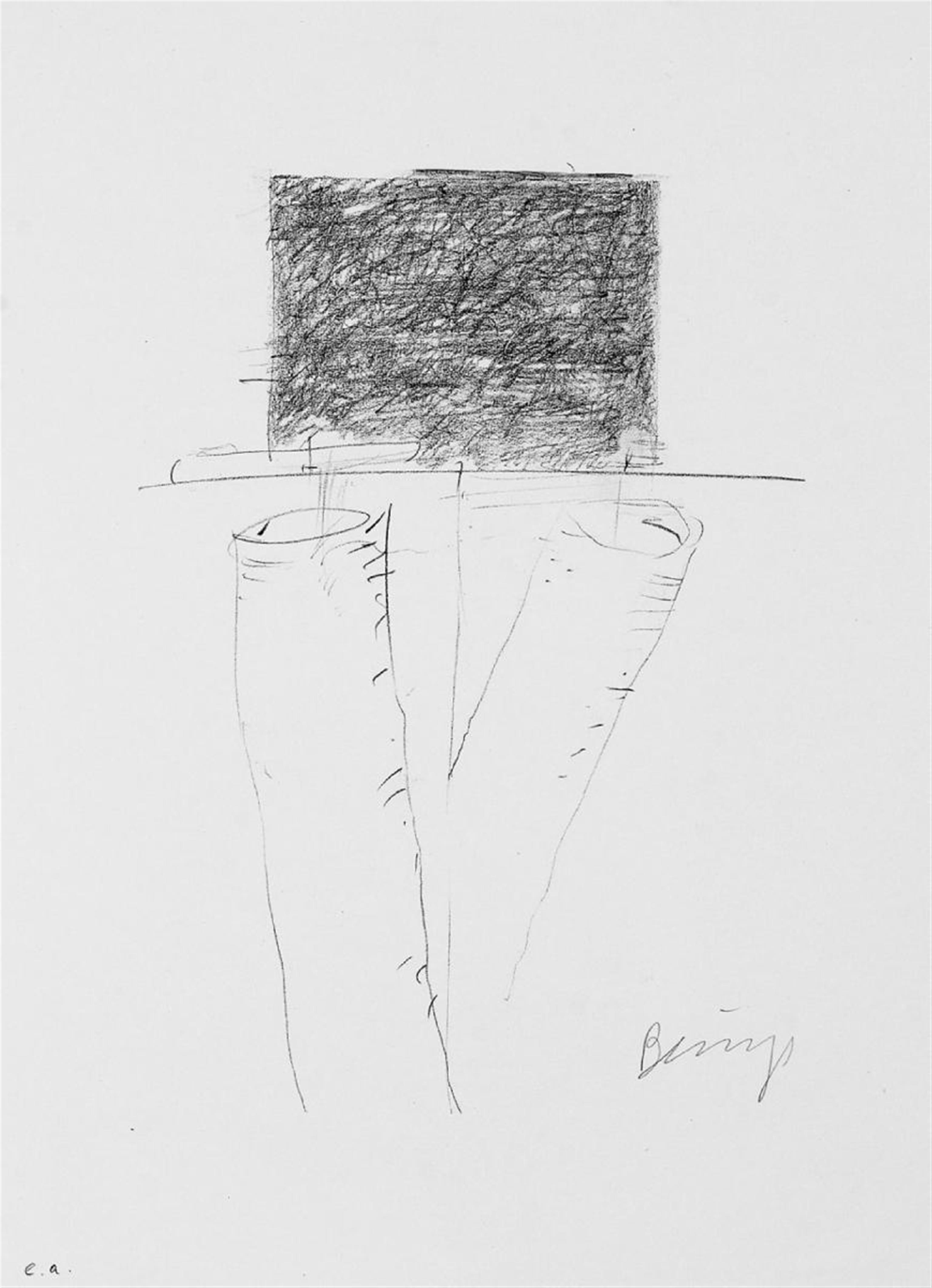 Joseph Beuys - Zeichnungen zu Leonardo, Codices Madrid - image-1