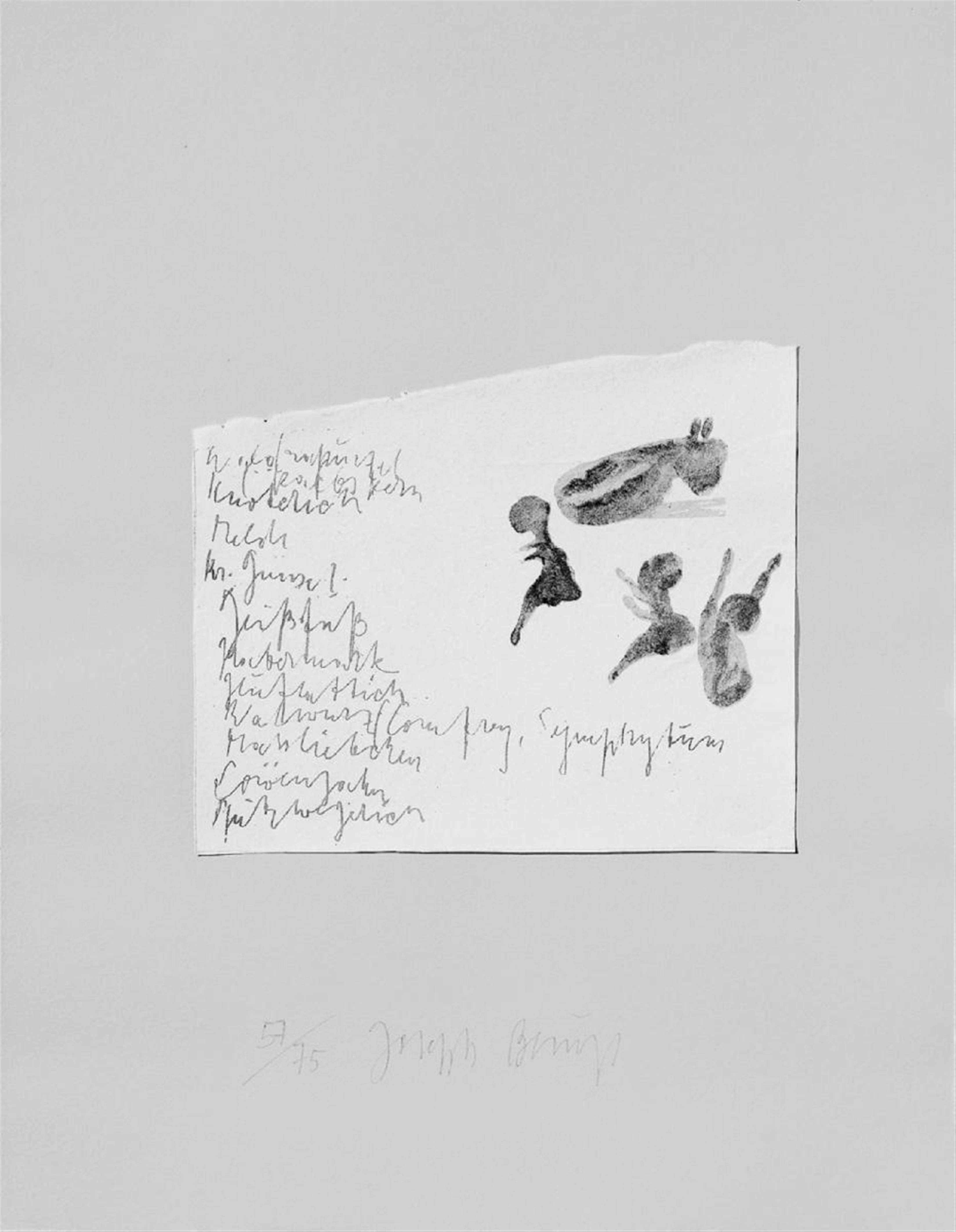 Joseph Beuys - Kalb mit Kinder - image-1