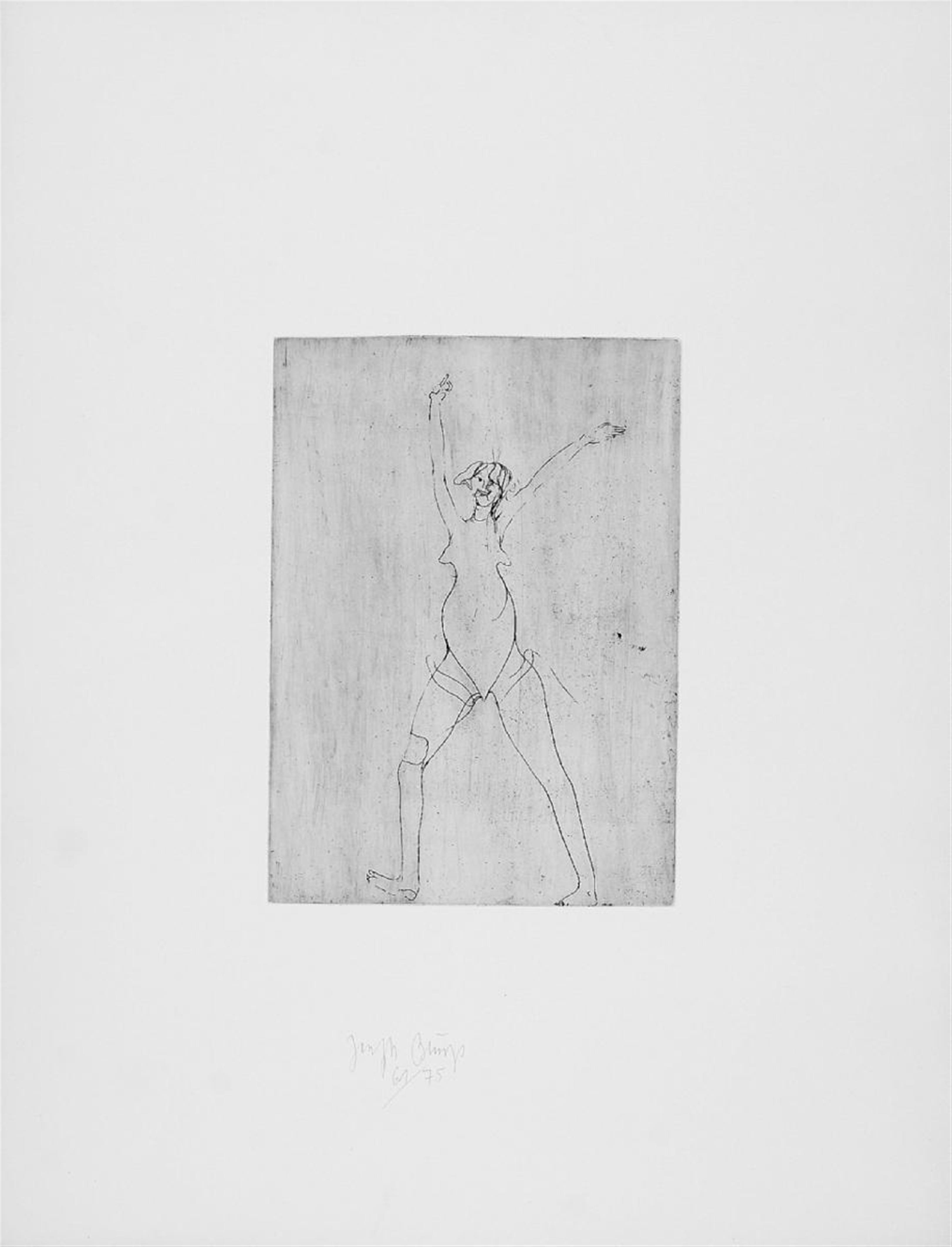 Joseph Beuys - Ohne Titel (Mädchen) - image-1