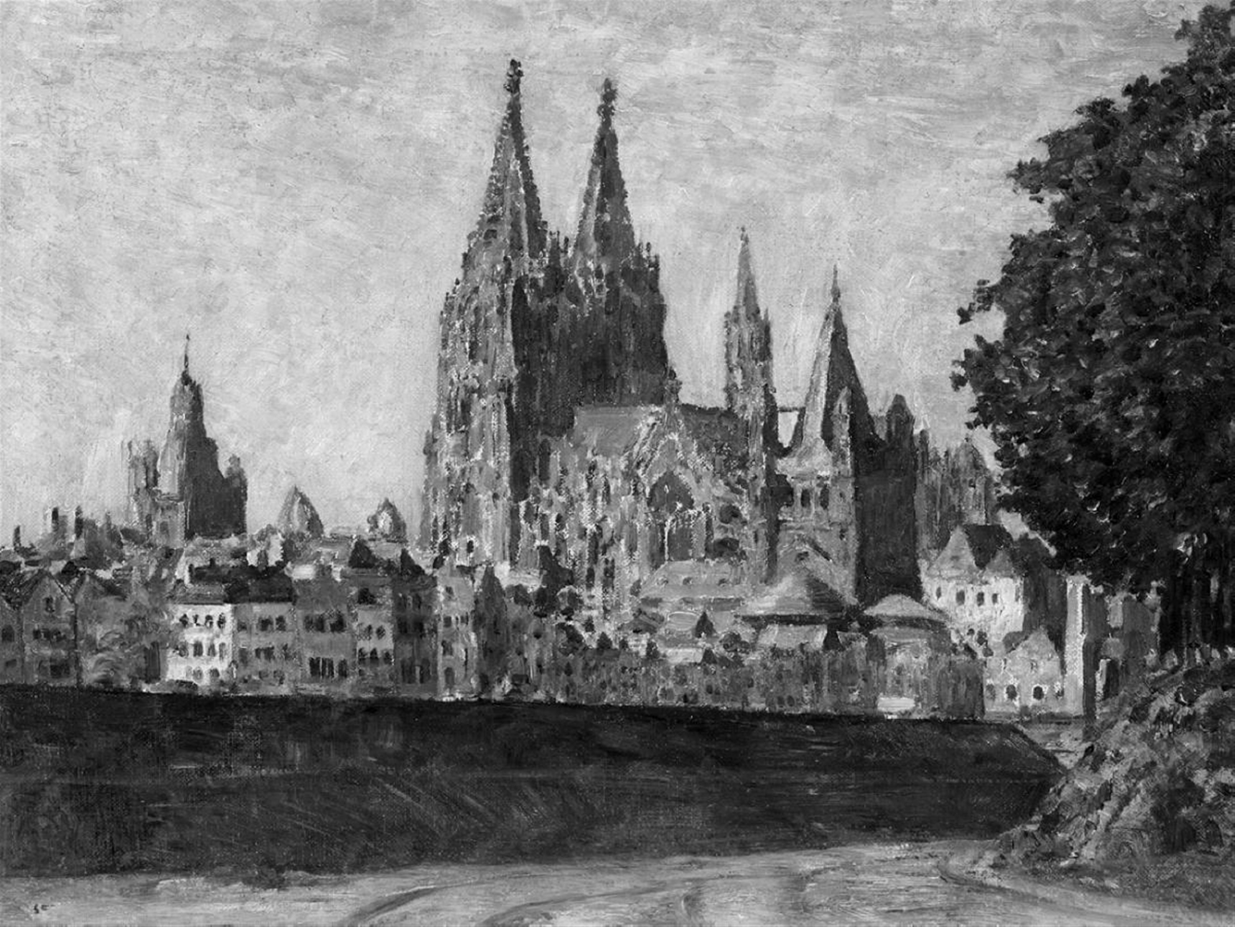 August Deusser - Blick auf Köln - image-1