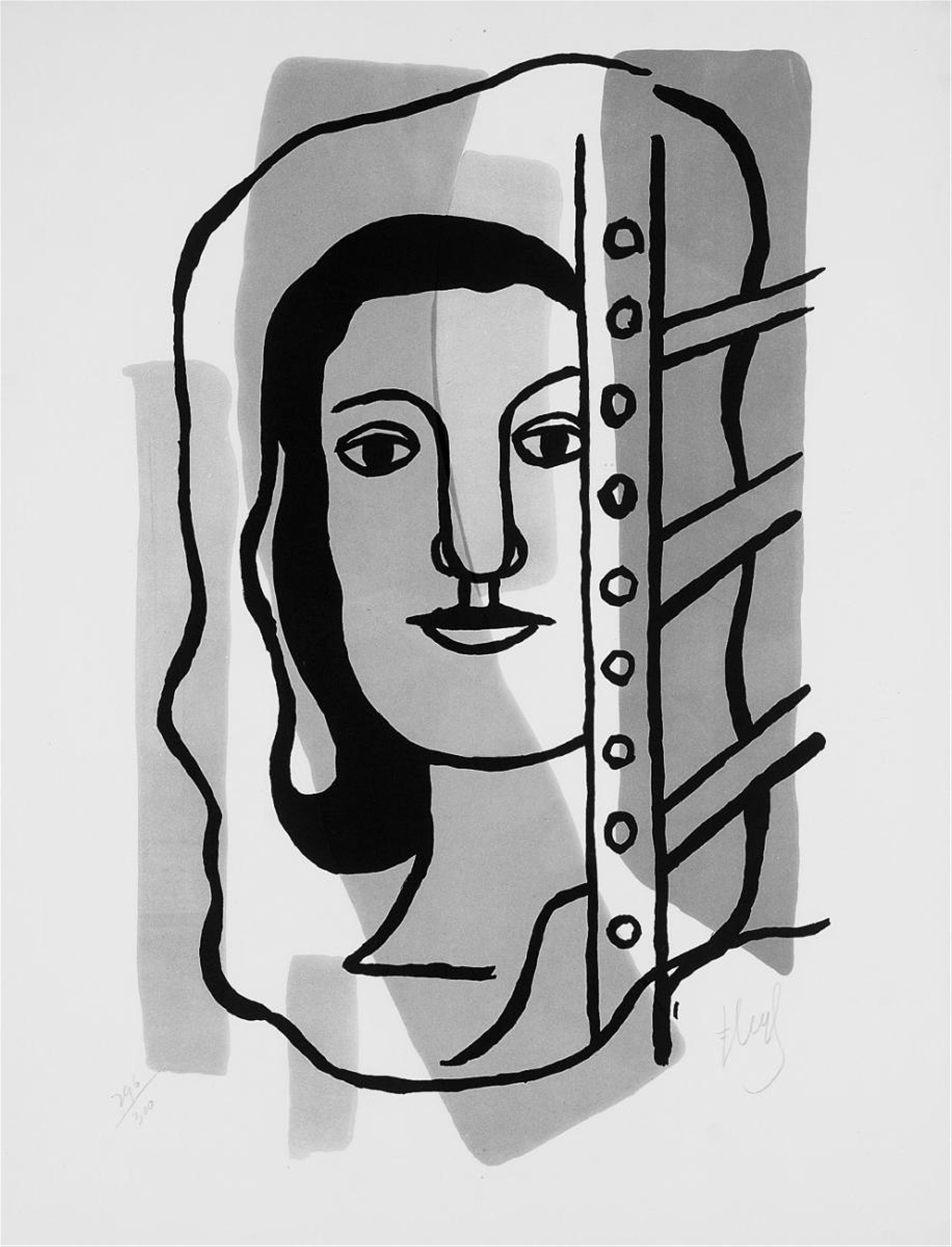 Fernand Léger - Tête de Femme - image-1