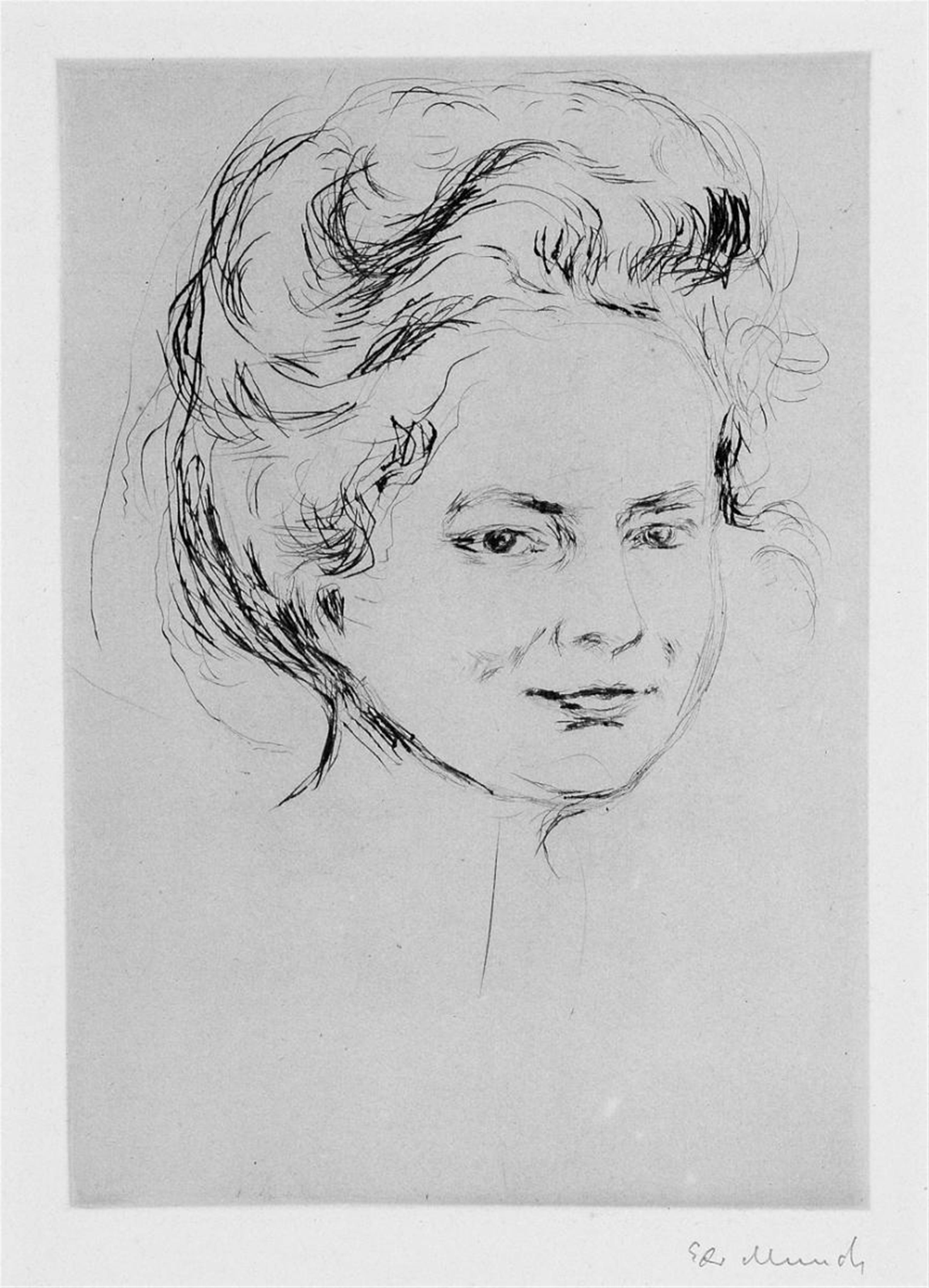 Edvard Munch - Frauenbildnis: Fräulein Harder - image-1