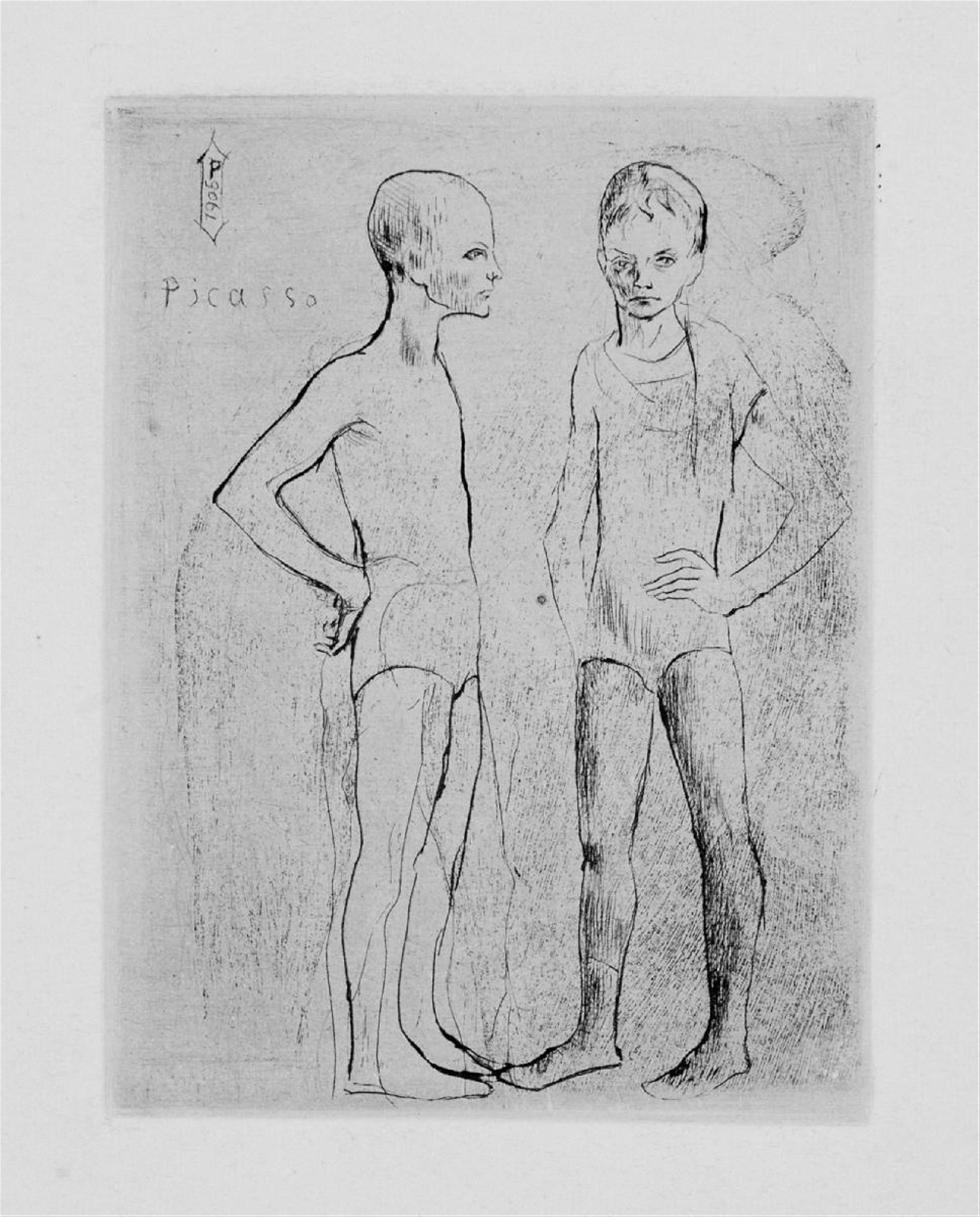 Pablo Picasso - Les deux Saltimbanques - image-1