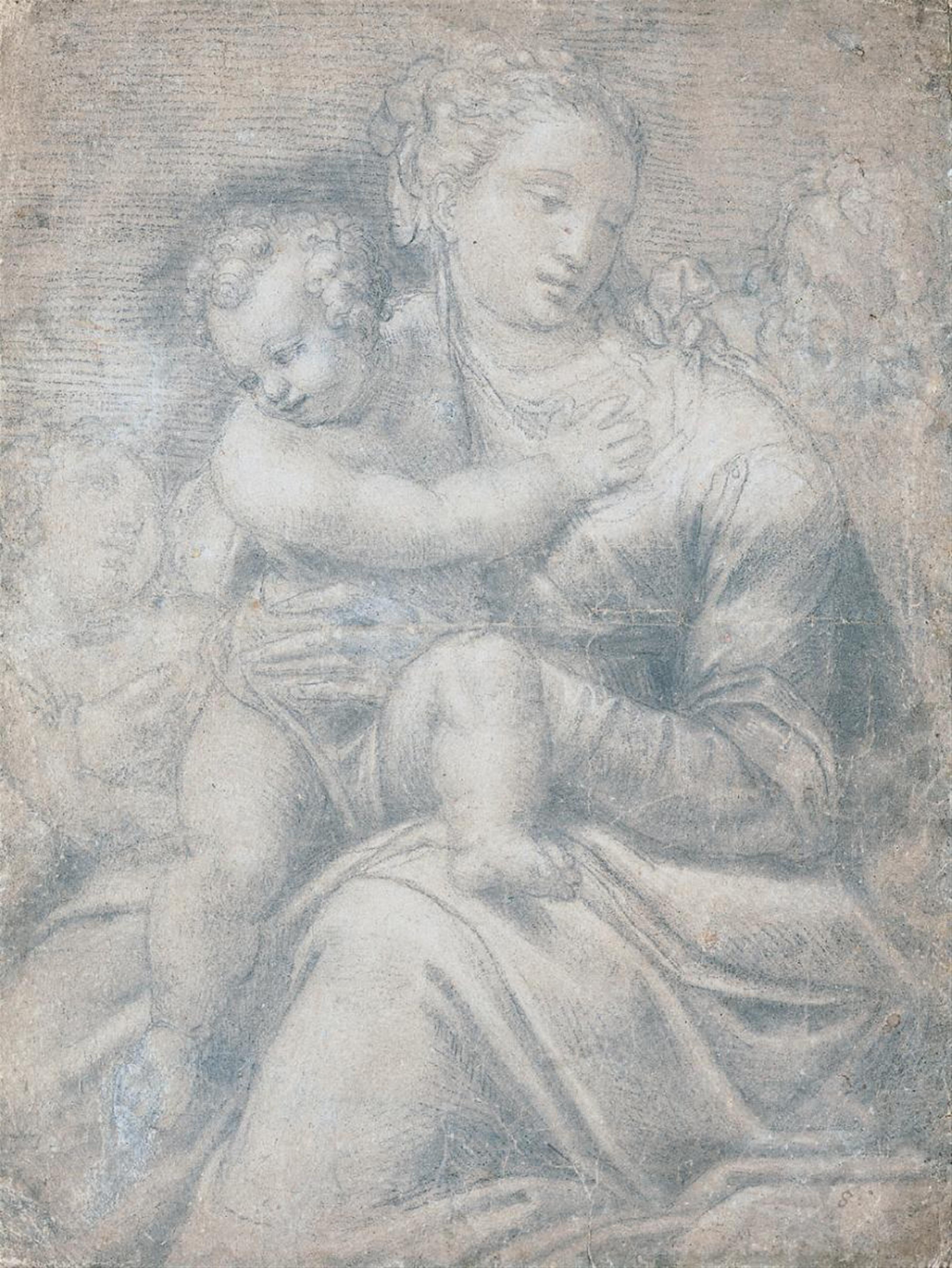 Fra Bartolomeo, Umkreis - DIE HEILIGE FAMILIE MIT EINEM ENGEL. - image-2