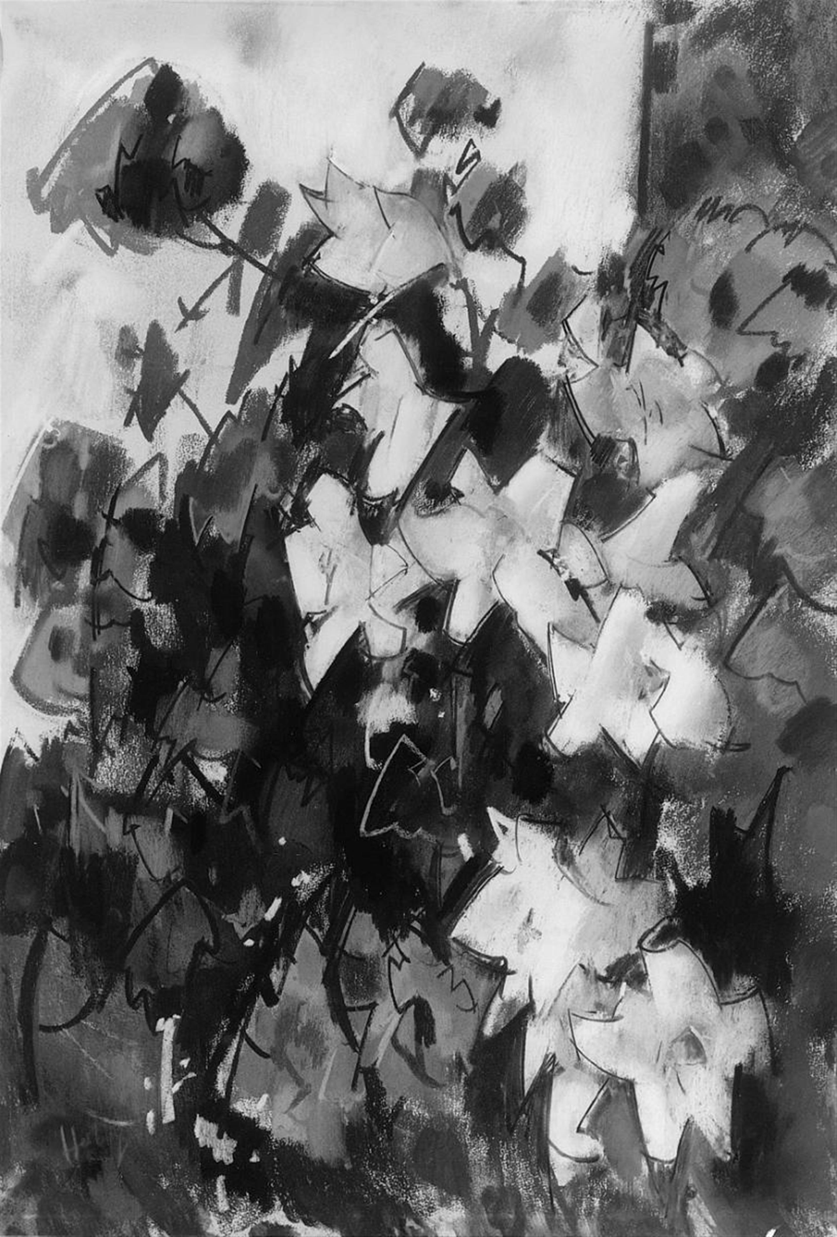 Otto Herbig - Blumenstilleben (Rote und weiße Blüten) - image-1