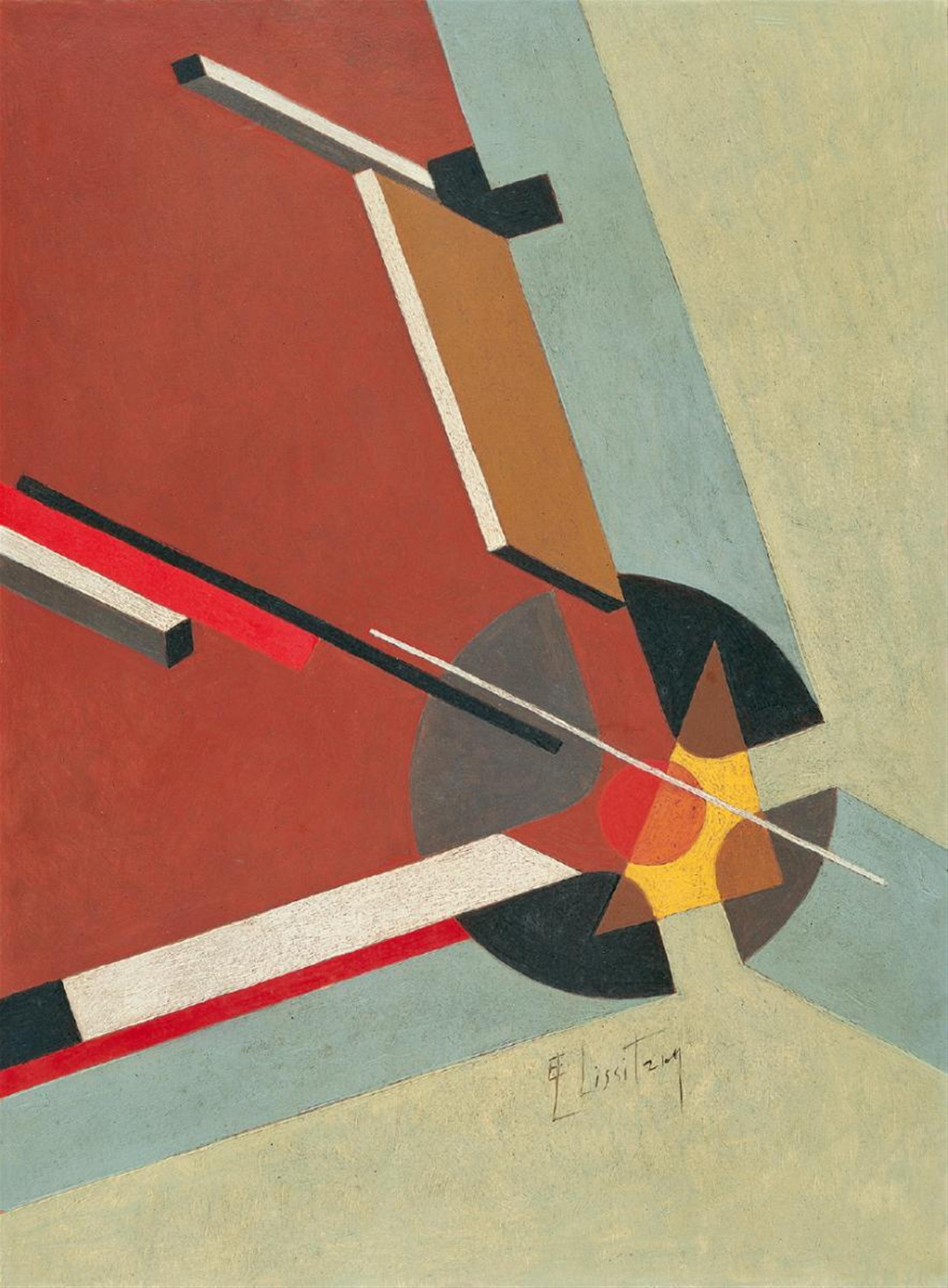 El Lissitzky - Ohne Titel (Proun) - image-1