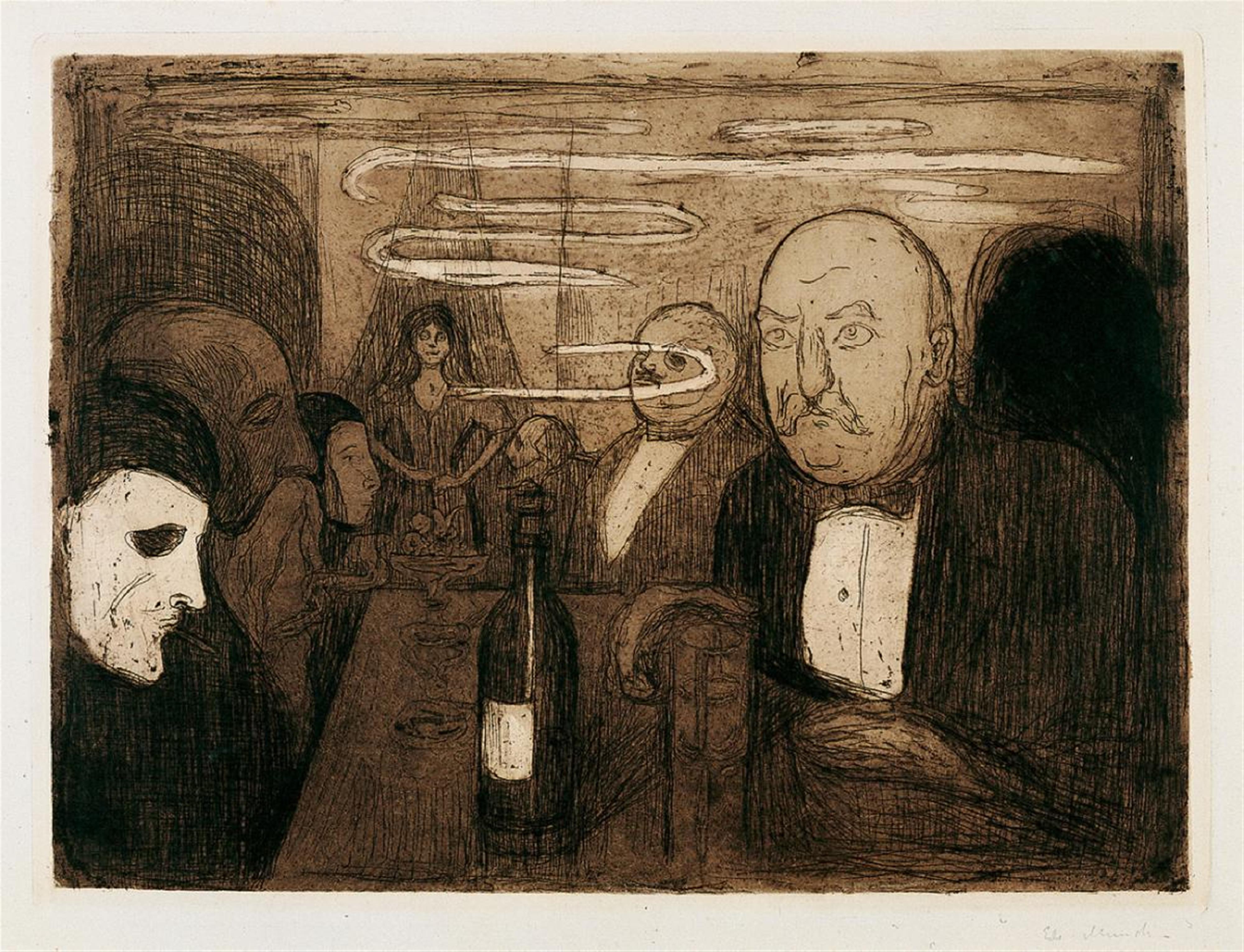 Edvard Munch - Kristiania-Boheme II - image-1