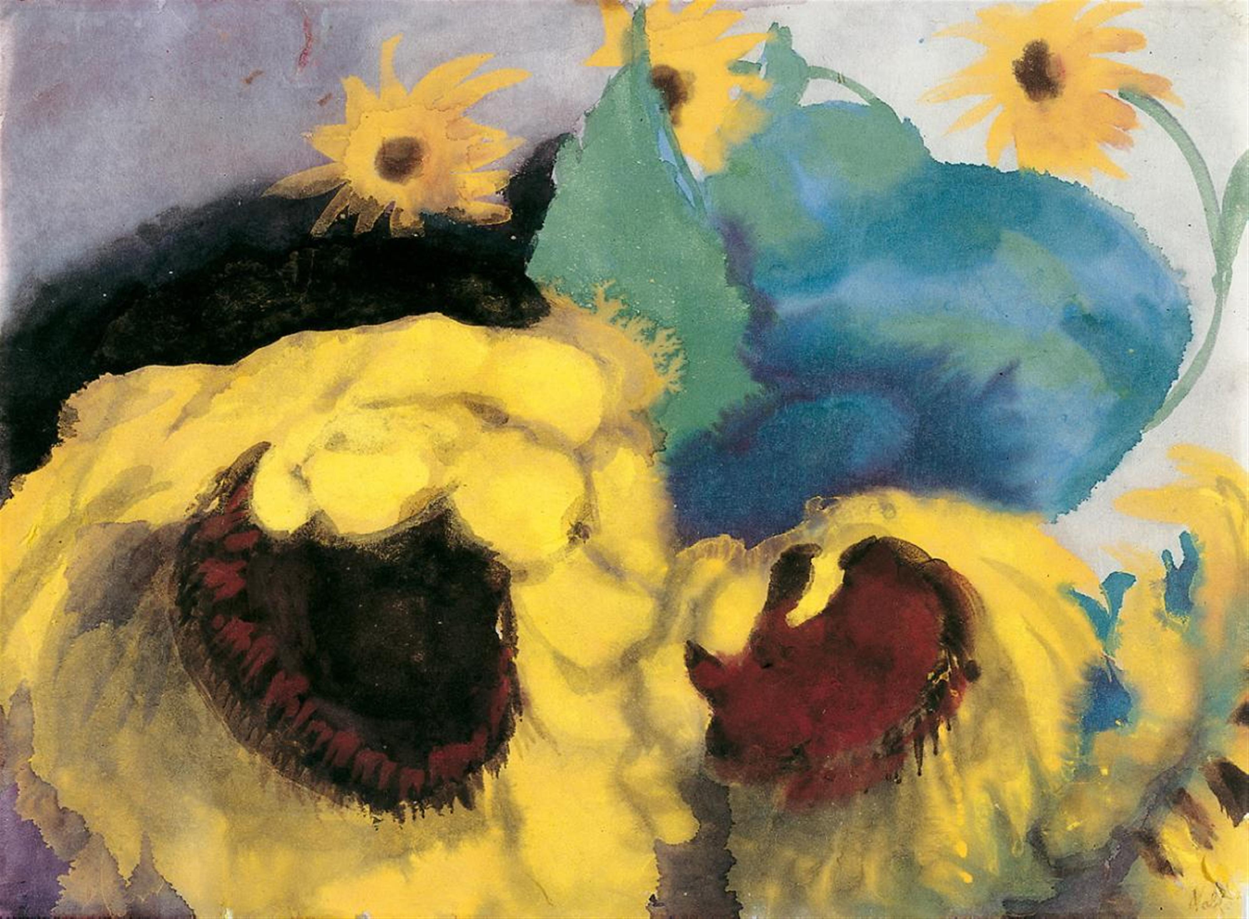 Emil Nolde - Sonnenblumen - image-1