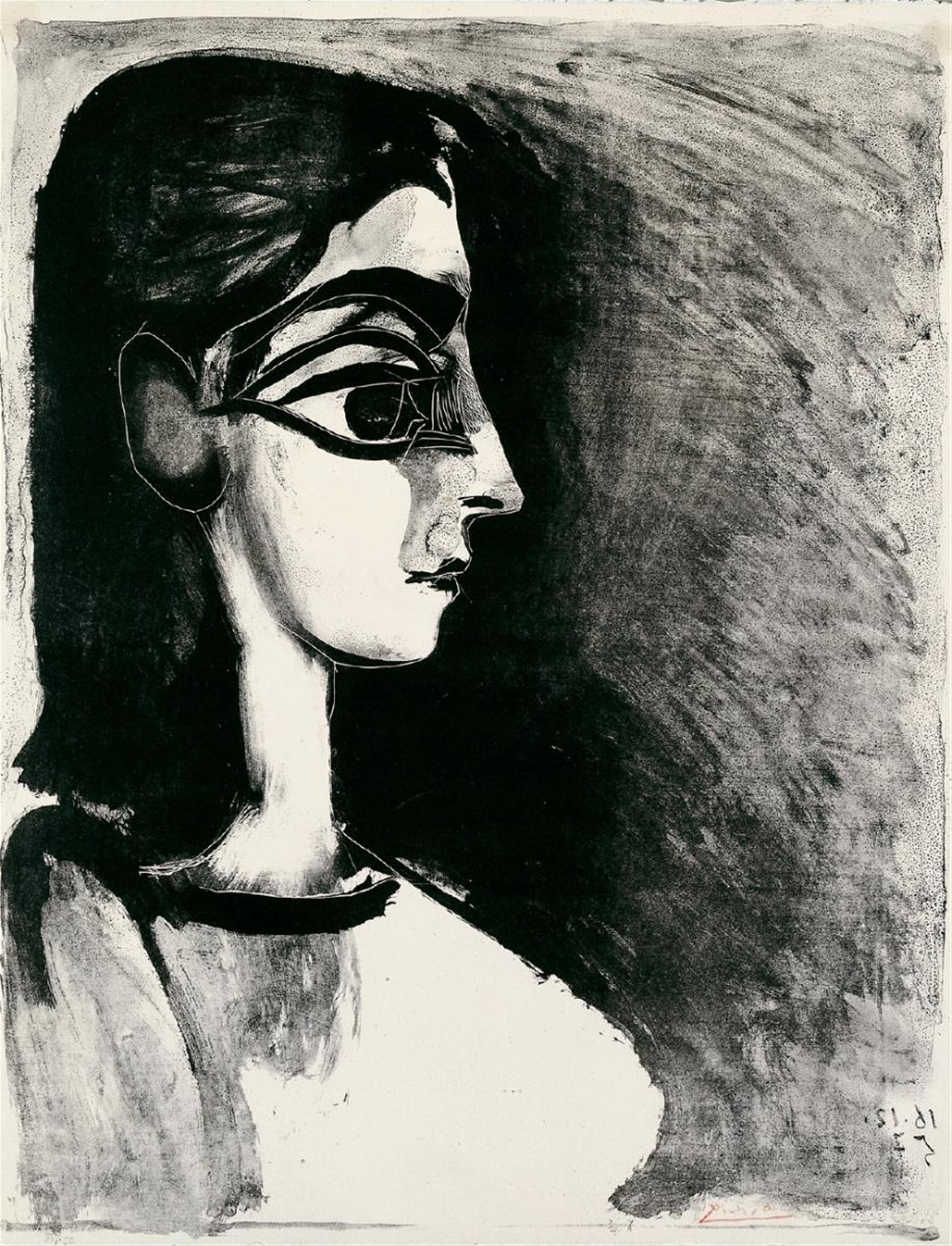 Pablo Picasso - Buste de Profil - image-1