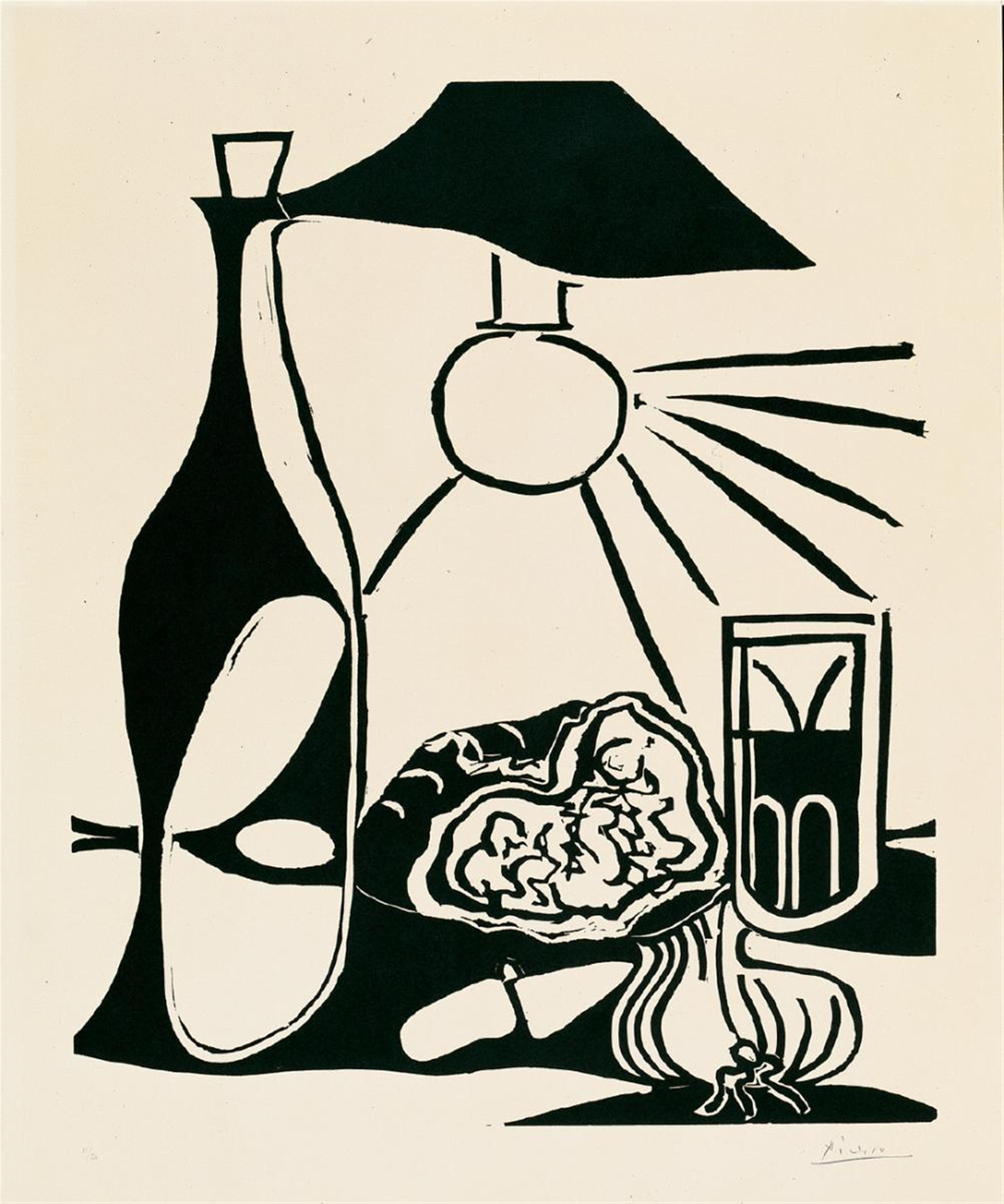 Pablo Picasso - Nature morte au casse-croûte II - image-1