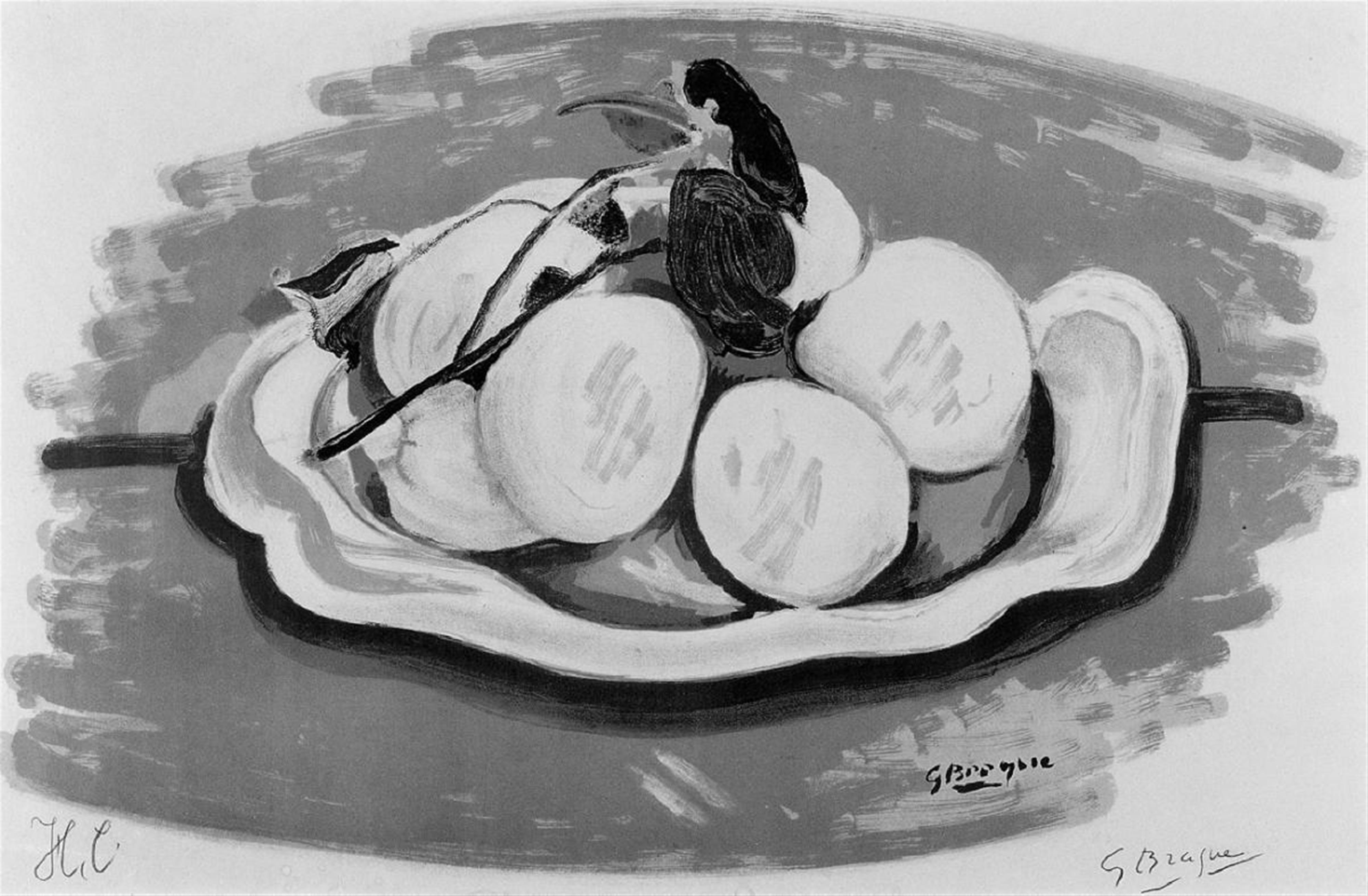 Nach Georges Braque - Corbeille de fruits - image-1