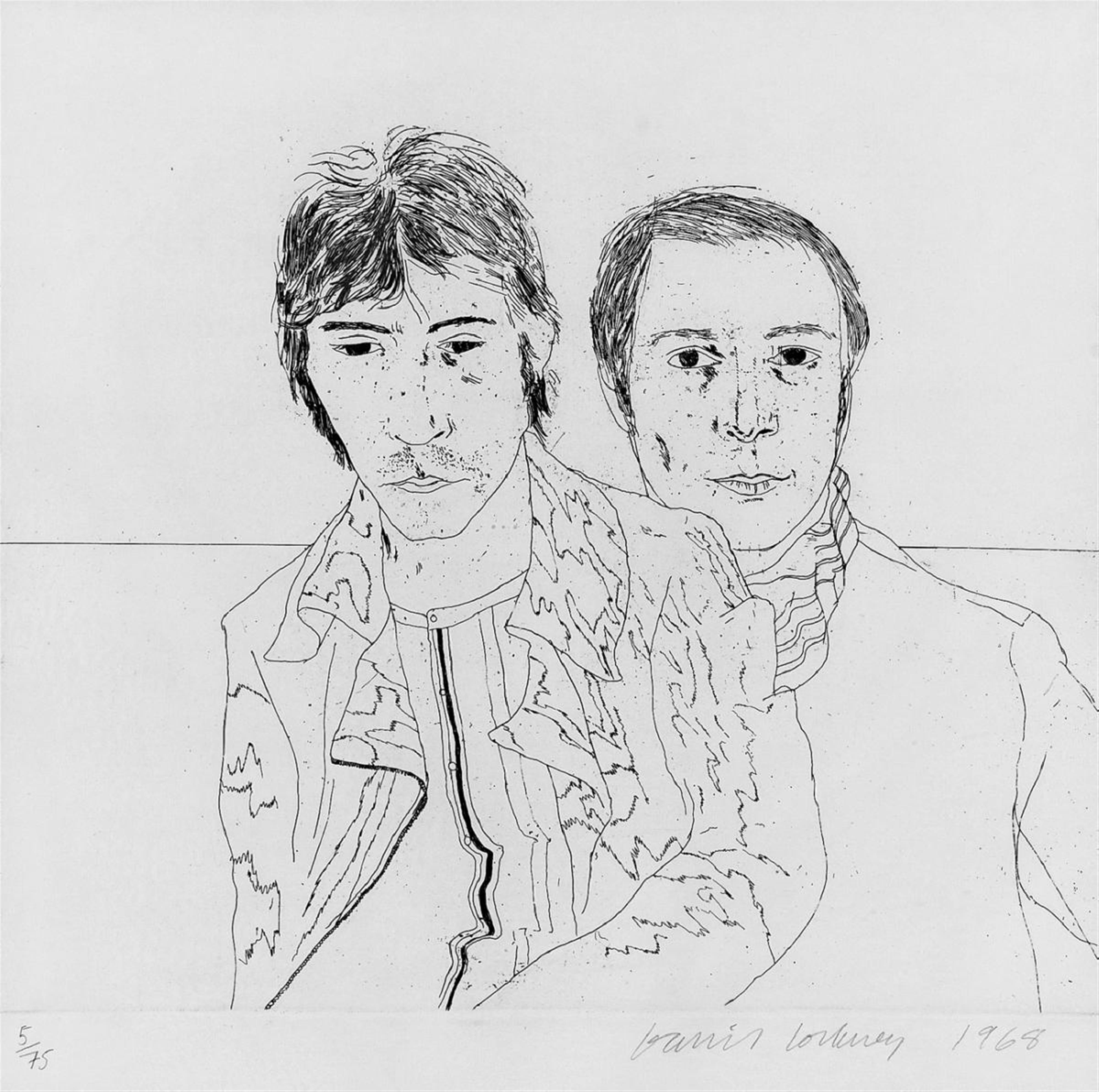David Hockney - Ossie and Mo - image-1