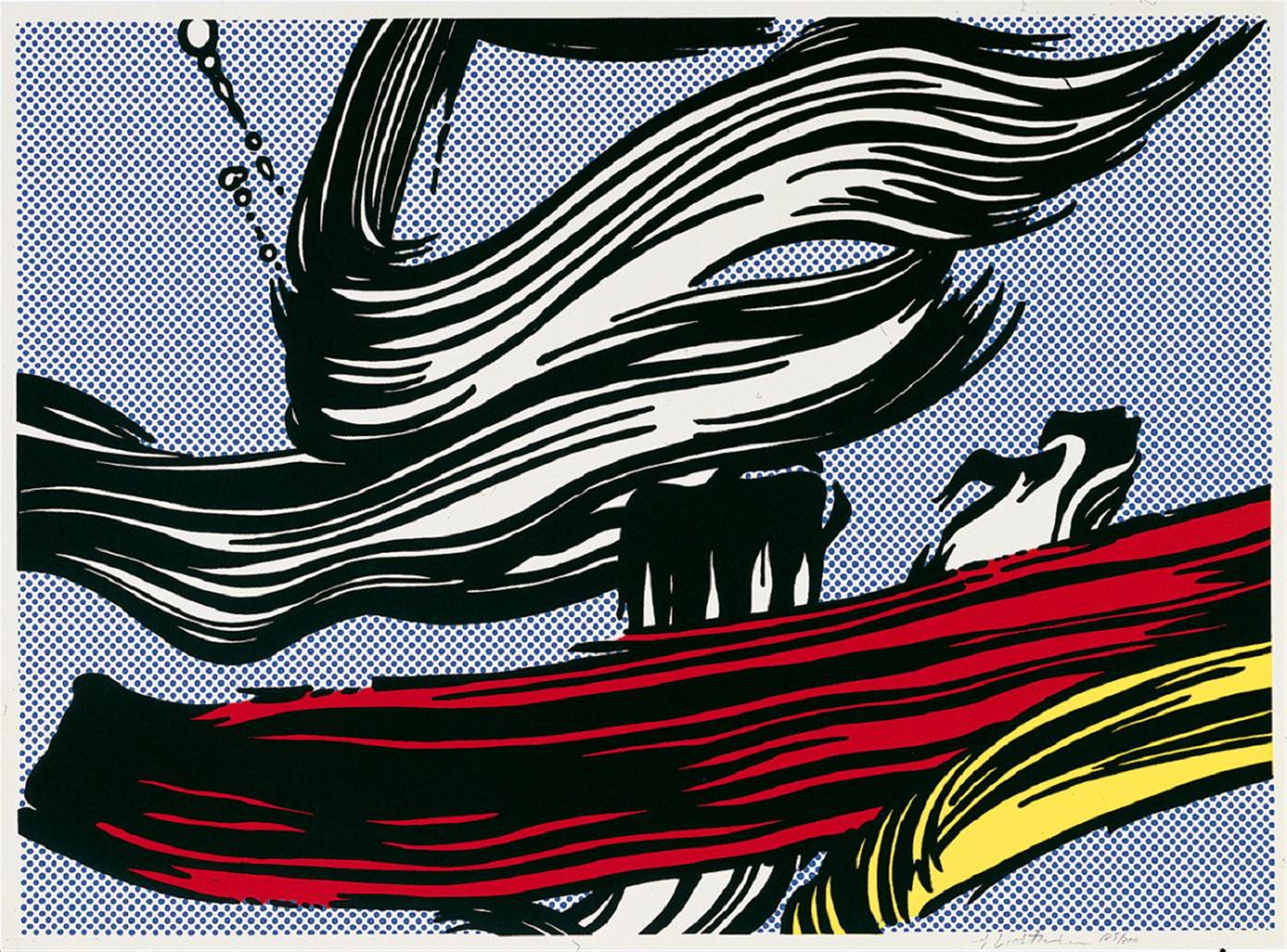 Roy Lichtenstein - Brushstrokes - image-1