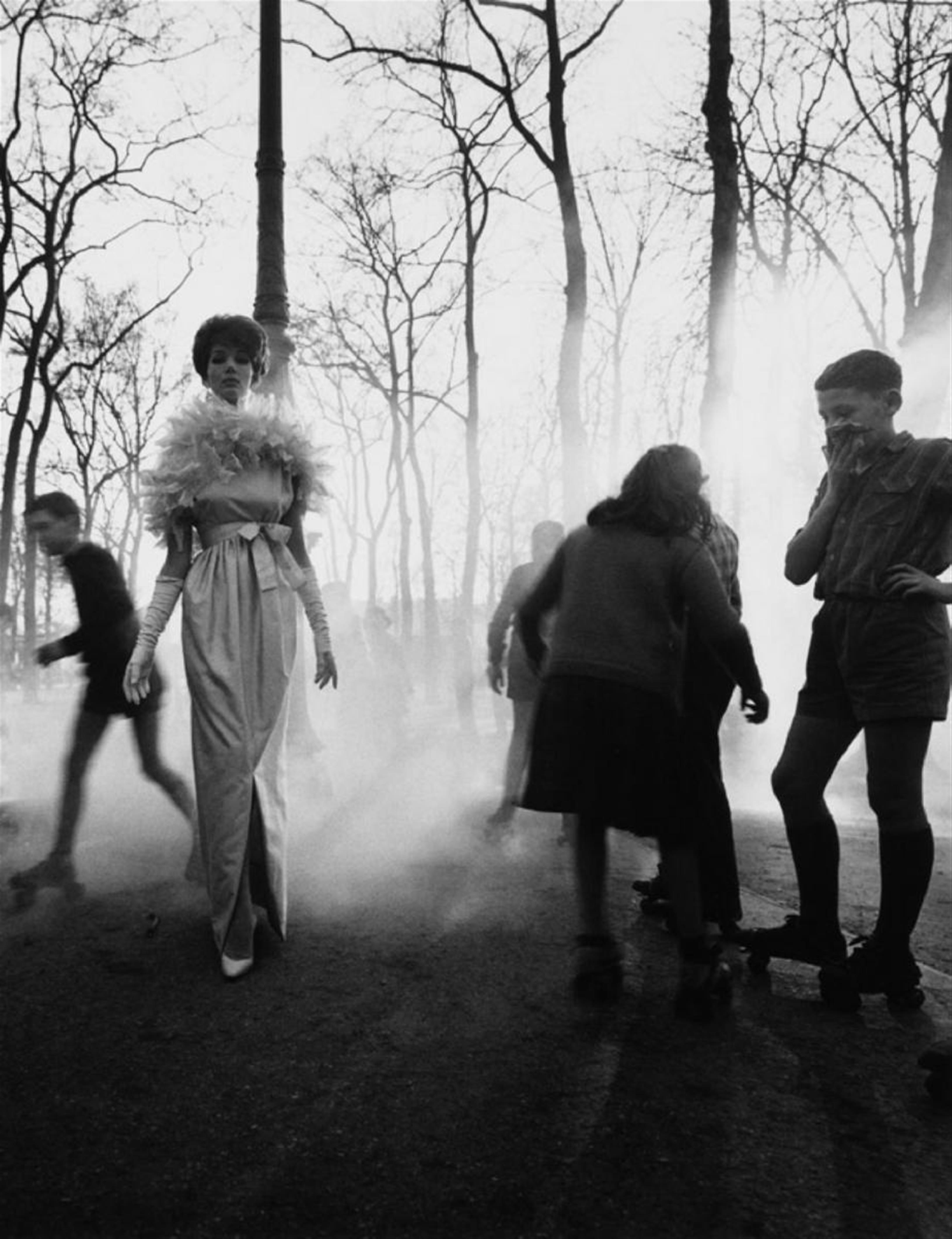 William Klein - Simone in Tuileries, Vogue, Paris - image-1