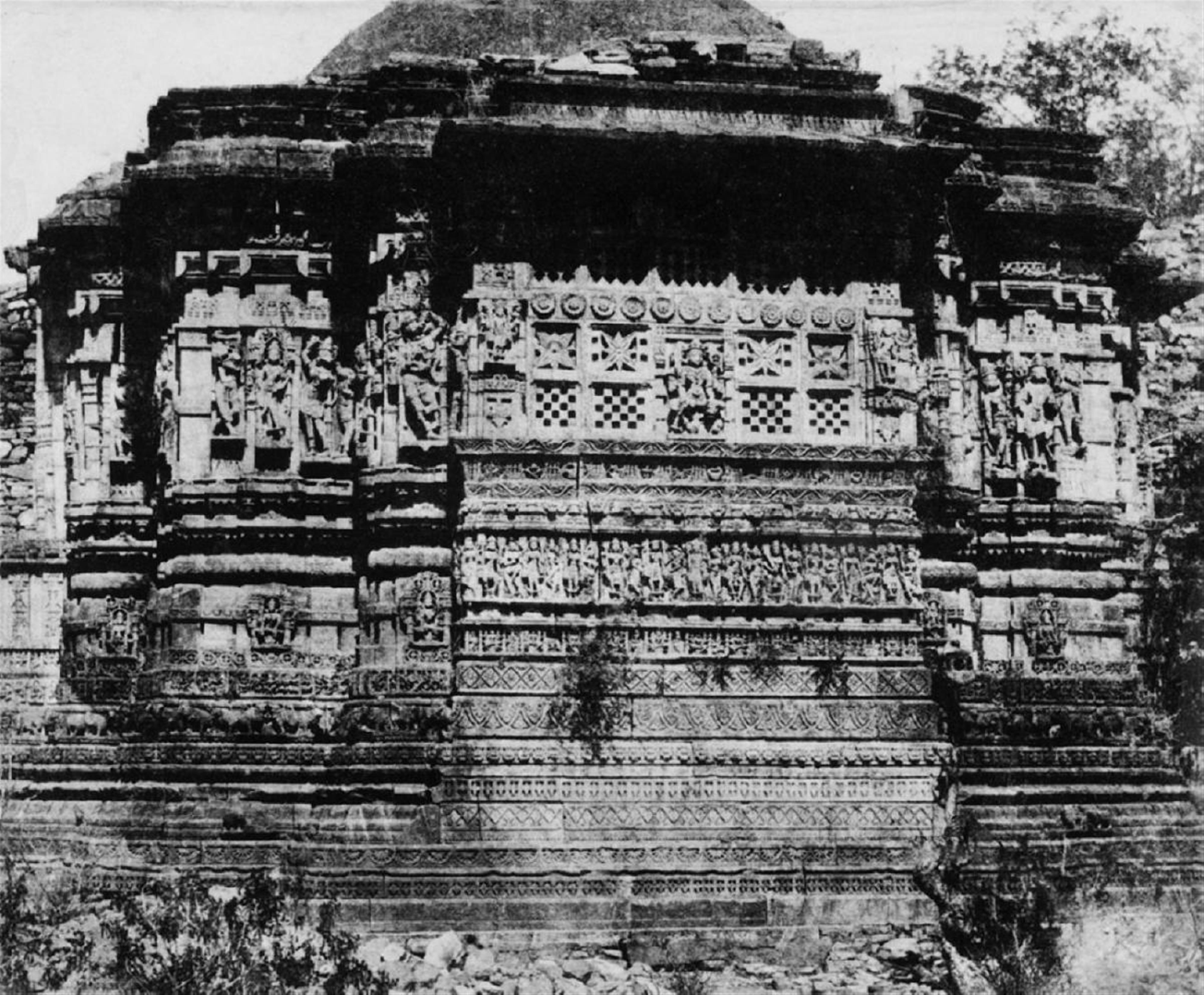 Baron Alexis de Lagrange - Ancien Temple Hindou. A Tchittour entre Agra et Bombay - image-1