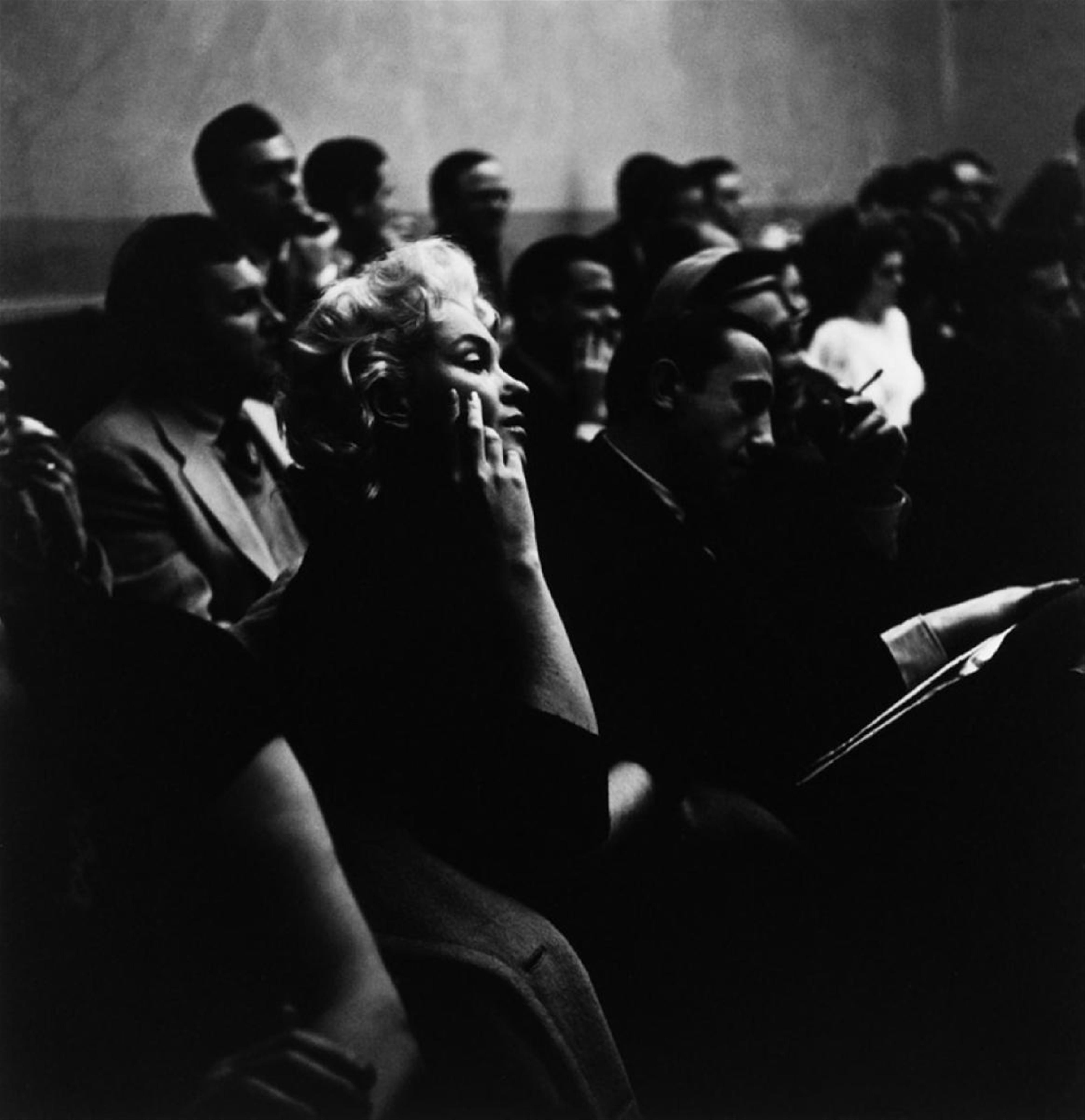 Roy Schatt - Marilyn in waiting room - image-1