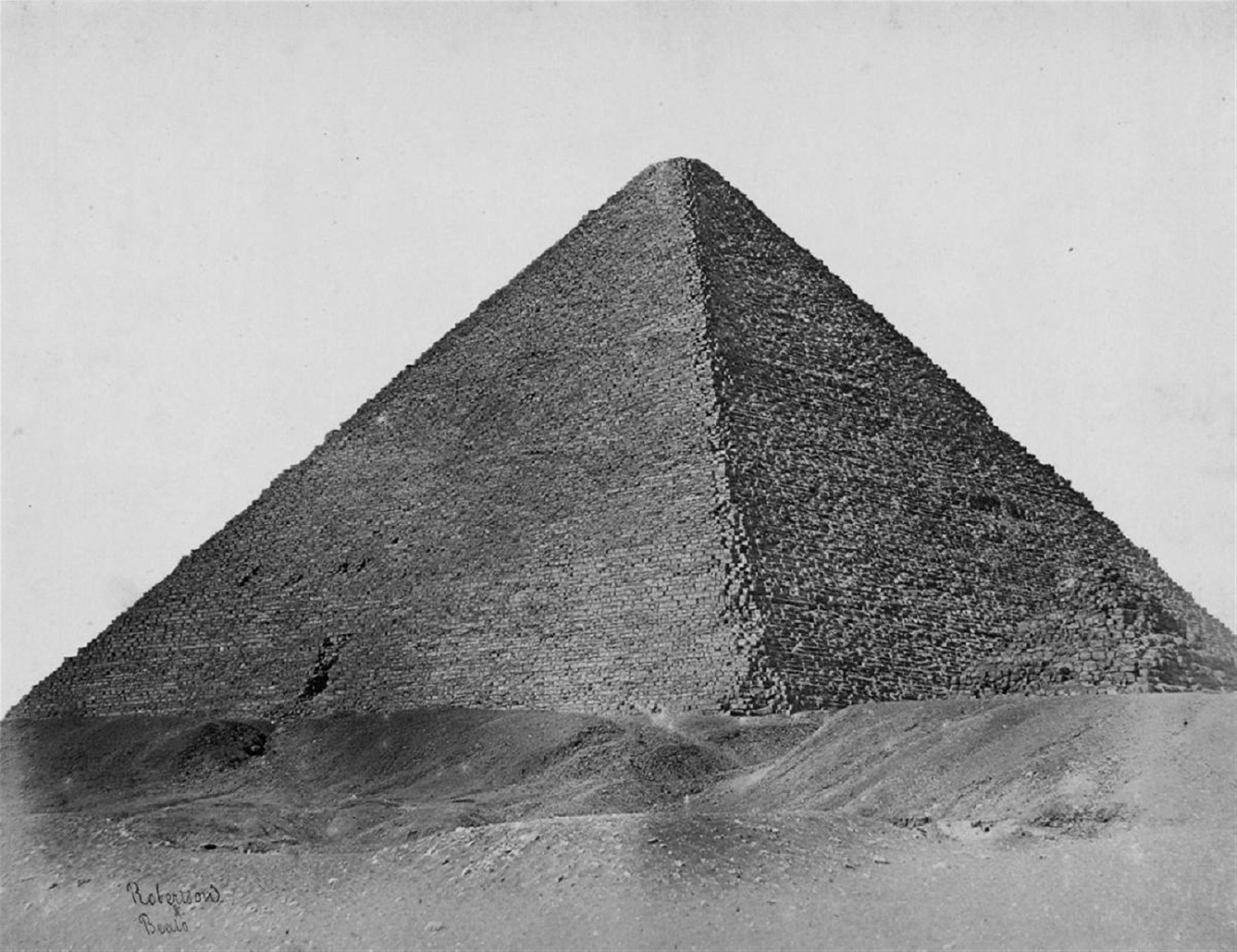 James & Felix Robertson & Beato - Ägypten, Pyramide - image-1