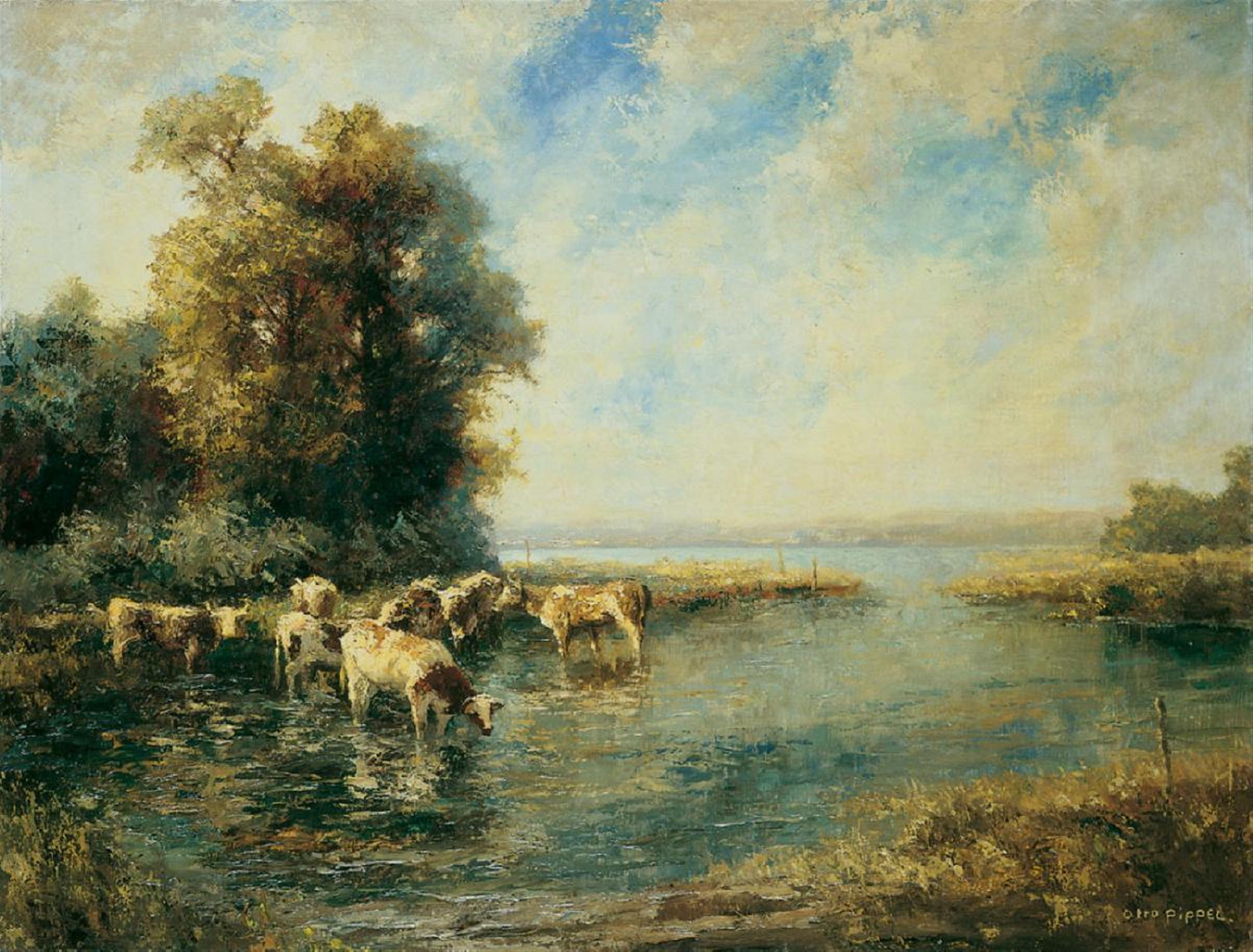 Otto Pippel - SPÄTSOMMER AM CHIEMSEE. - image-1