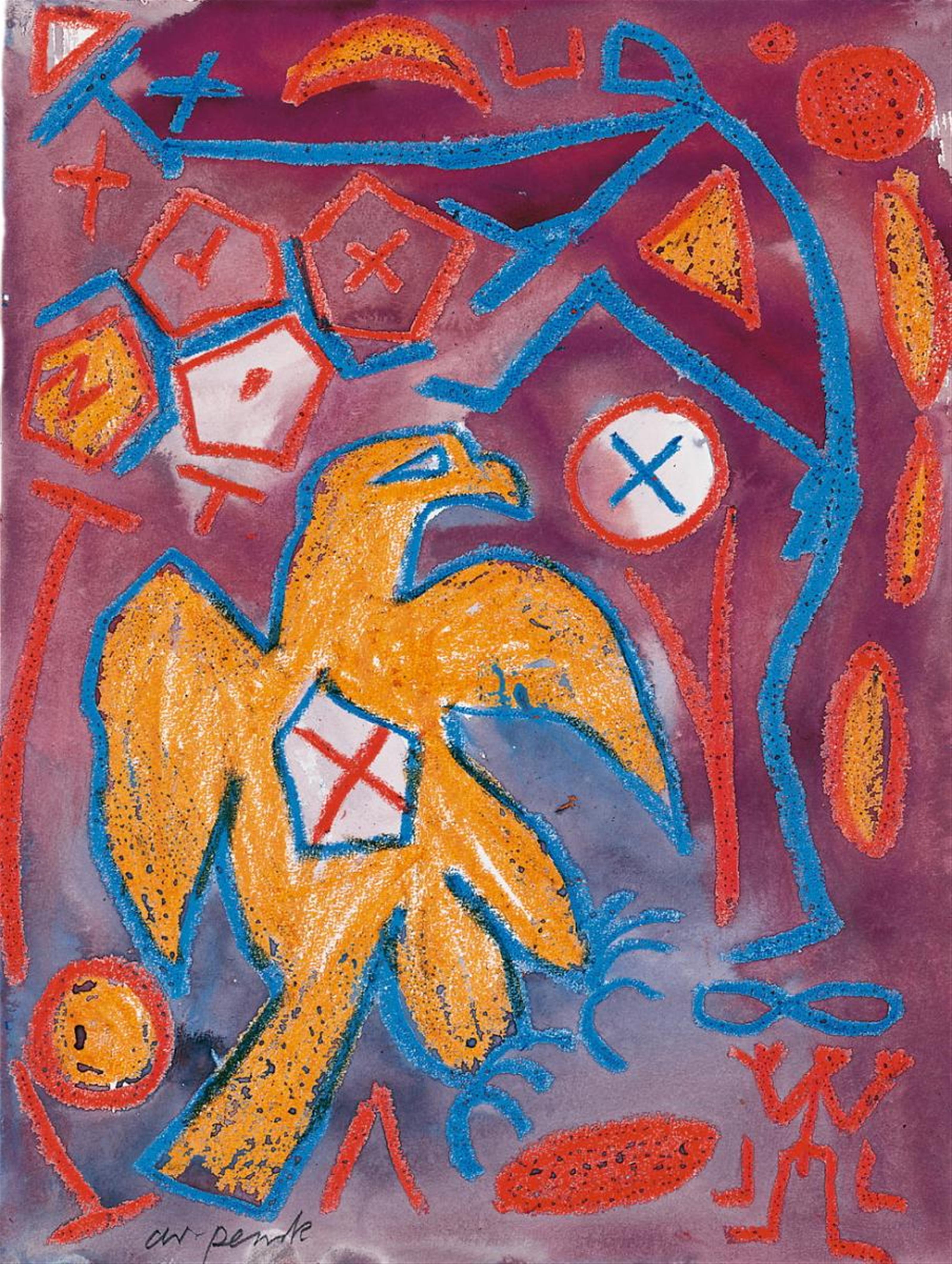 A.R. Penck - Über dem Adler II - image-1